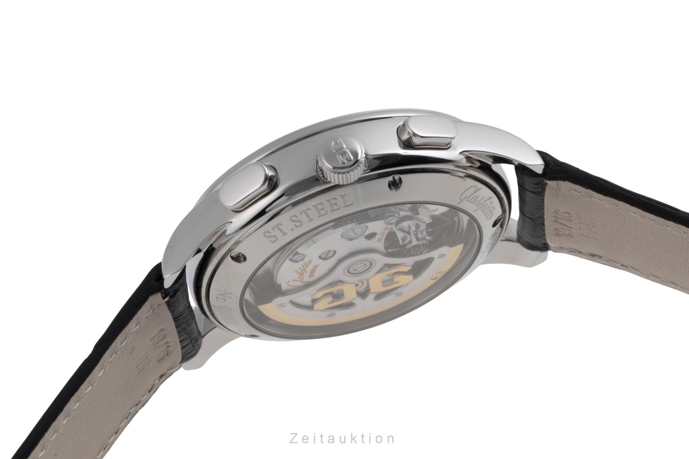 Glashütte Original Senator Chronograph Stahl Automatik Ref. 39-31-14-23-04 B&P  [2503763]