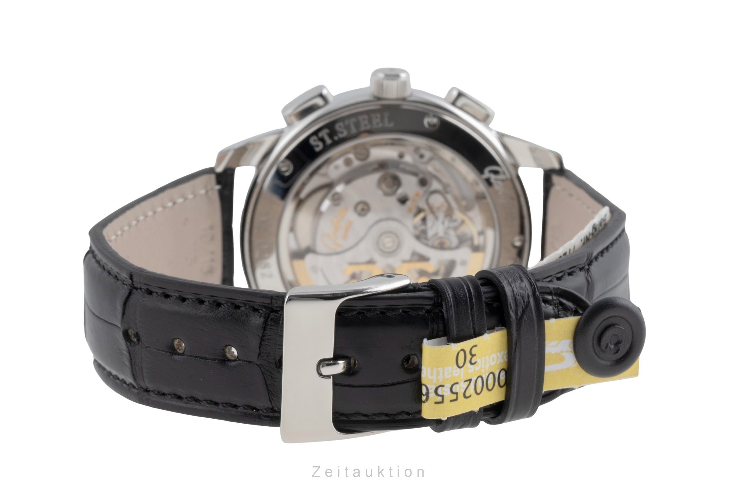 Glashütte Original Senator Chronograph Stahl Automatik Ref. 39-31-14-23-04 B&P  [2503763]