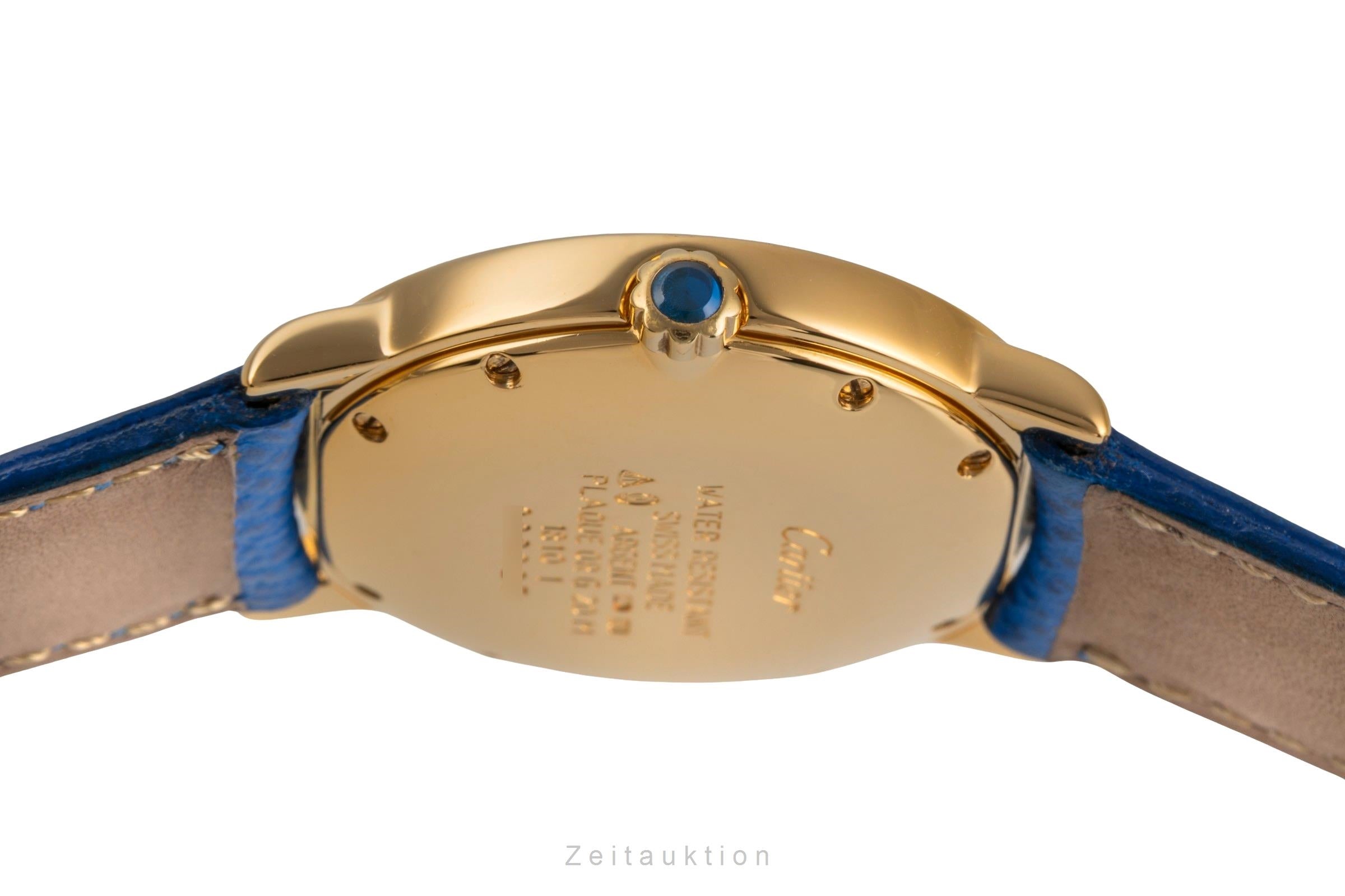 Cartier Ronde silver-gilt quartz men's watch W1006922, 1810 1  [2503767]