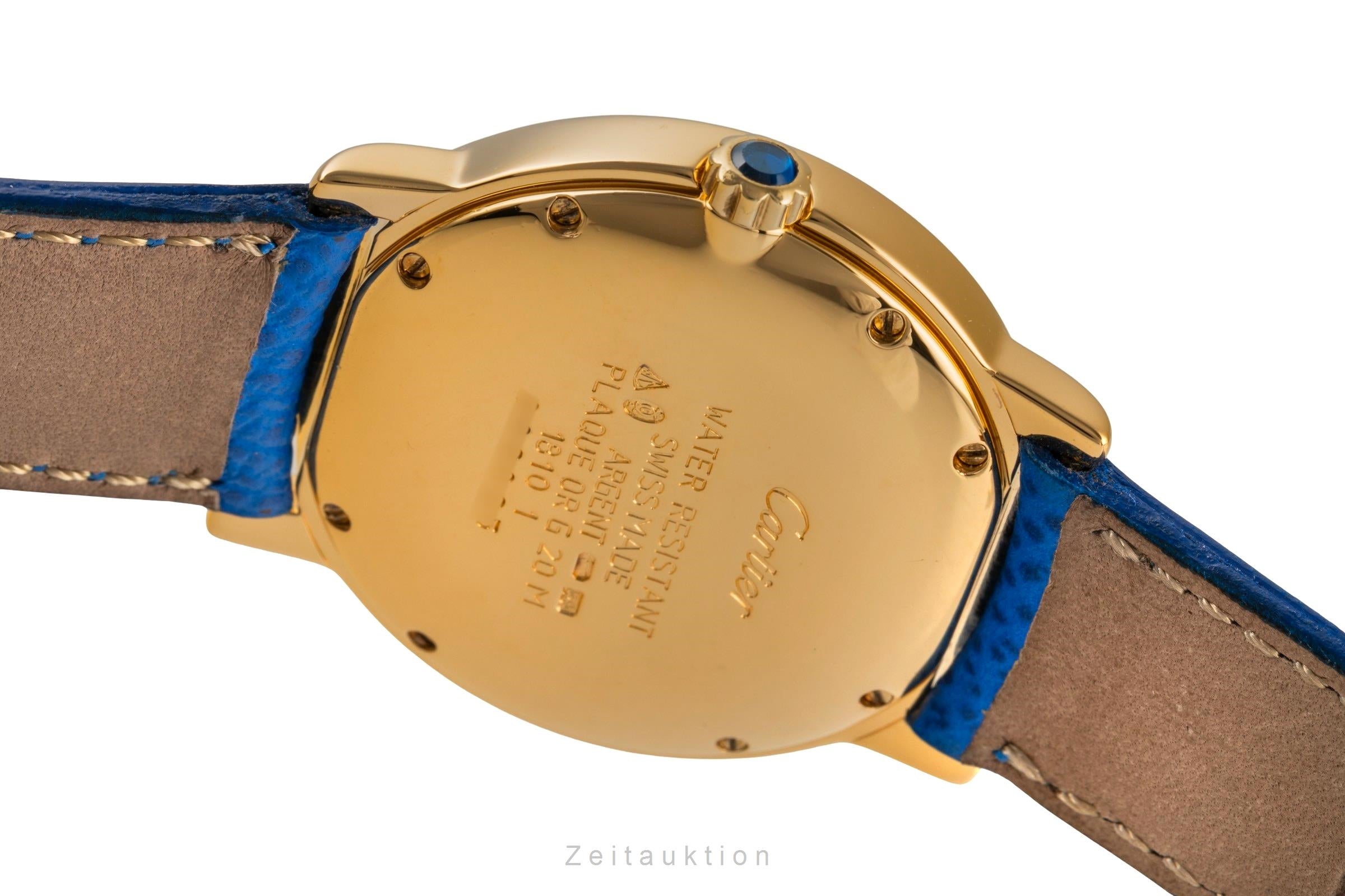 Cartier Ronde silver-gilt quartz men's watch W1006922, 1810 1  [2503767]