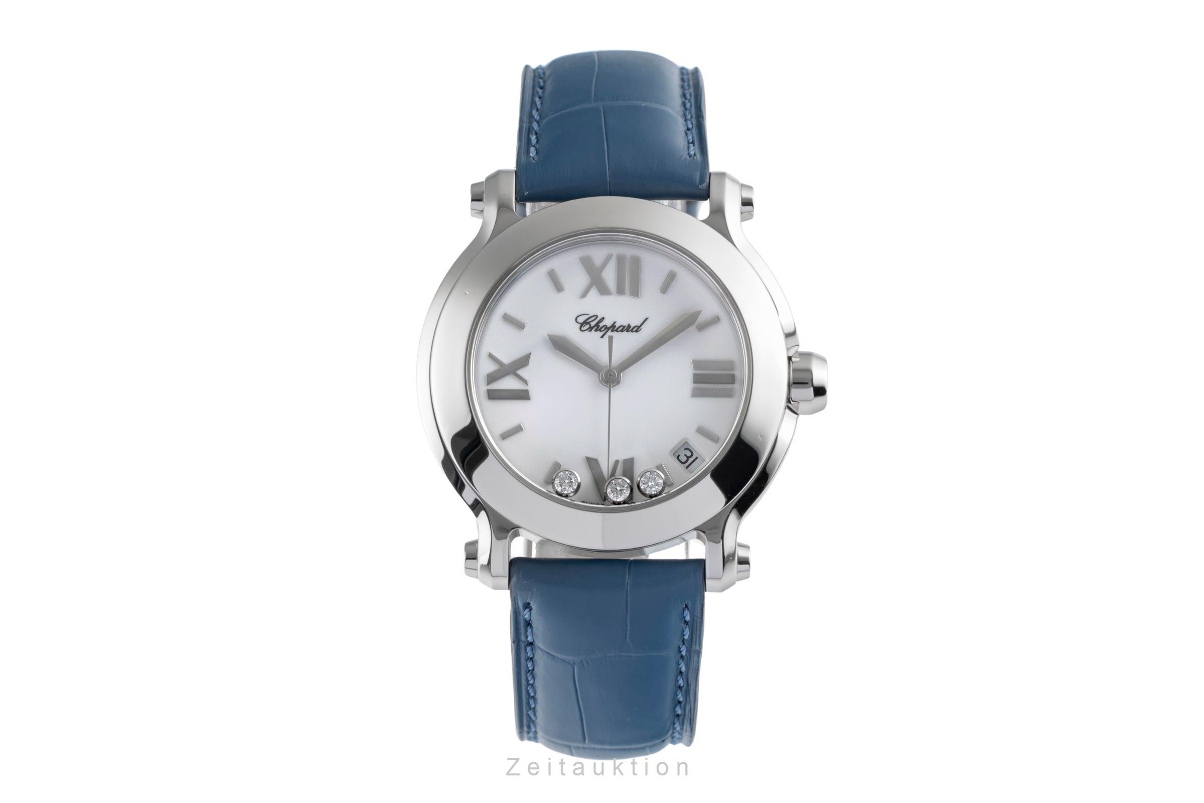 Chopard Happy Sport Edelstahl Diamonds Damenuhr Ref. 8475 [2503769]