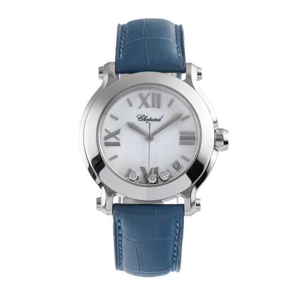 Chopard Happy Sport Edelstahl Diamonds Damenuhr Ref. 8475 [2503769]