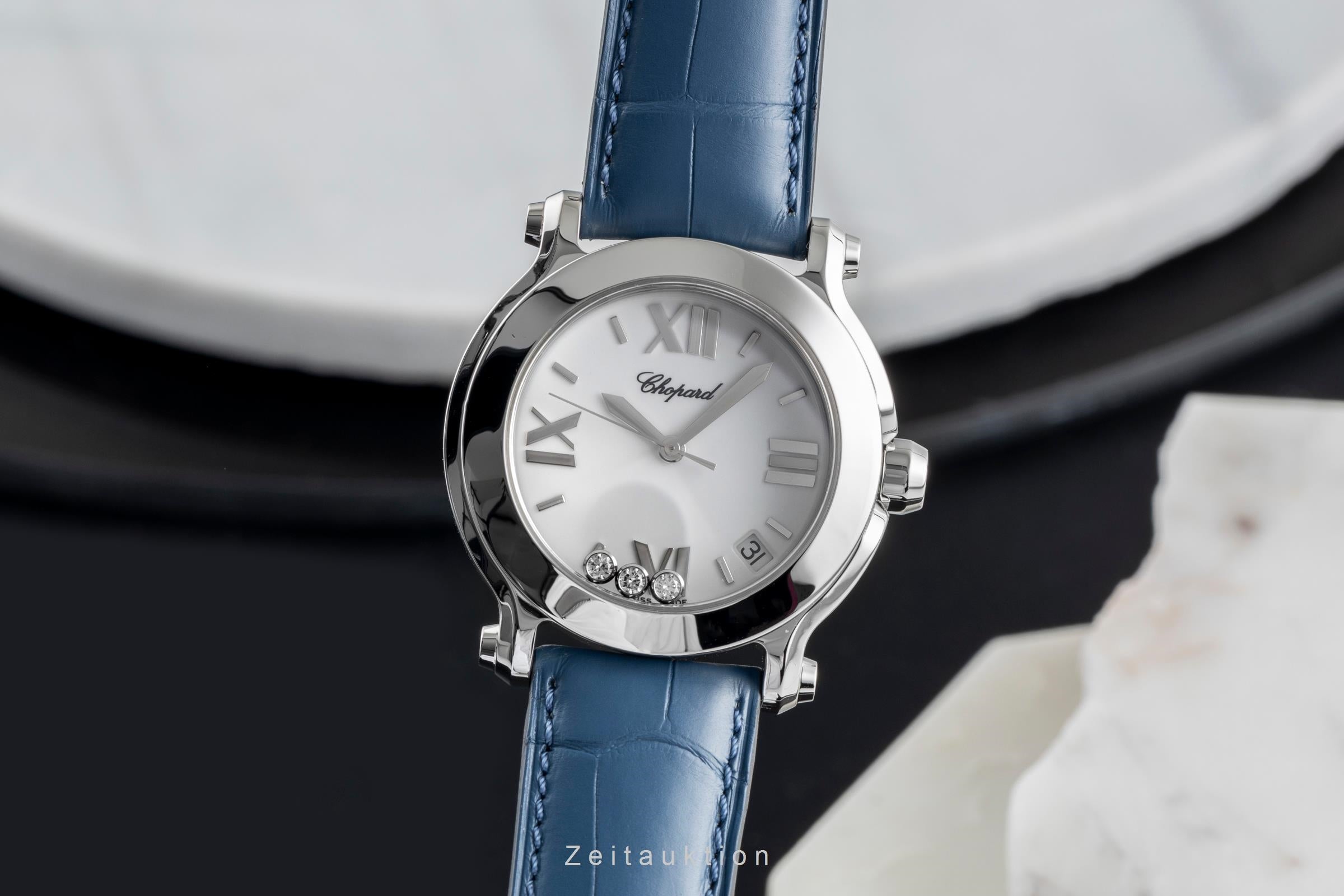 Chopard Happy Sport Edelstahl Diamonds Damenuhr Ref. 8475 [2503769]