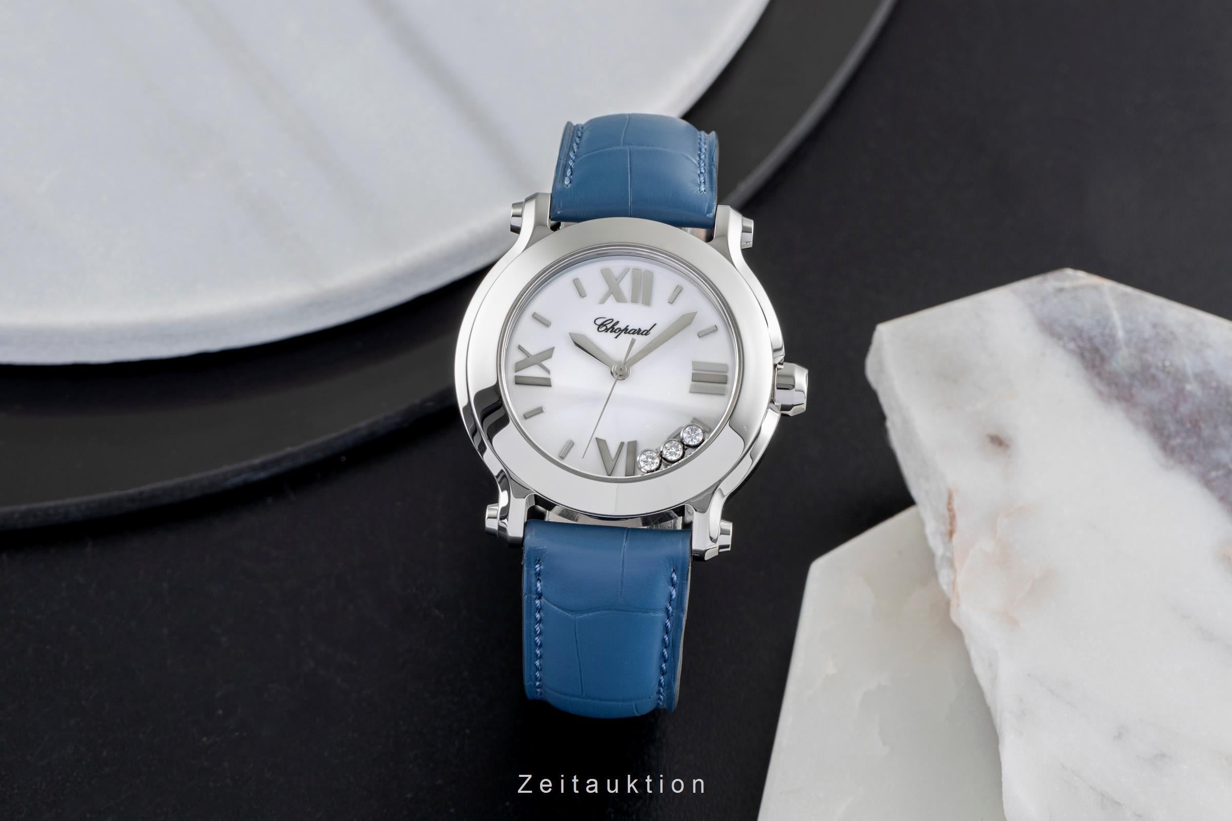 Chopard Happy Sport Edelstahl Diamonds Damenuhr Ref. 8475 [2503769]