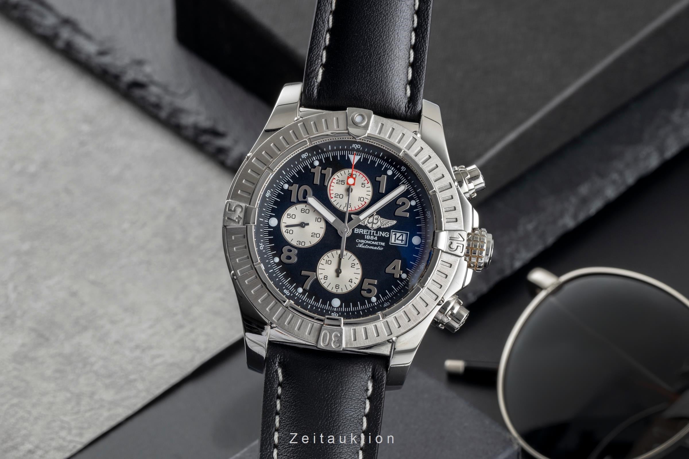 Breitling Super Avenger cronógrafo acero automático reloj para caballeros A13370  [2503770]
