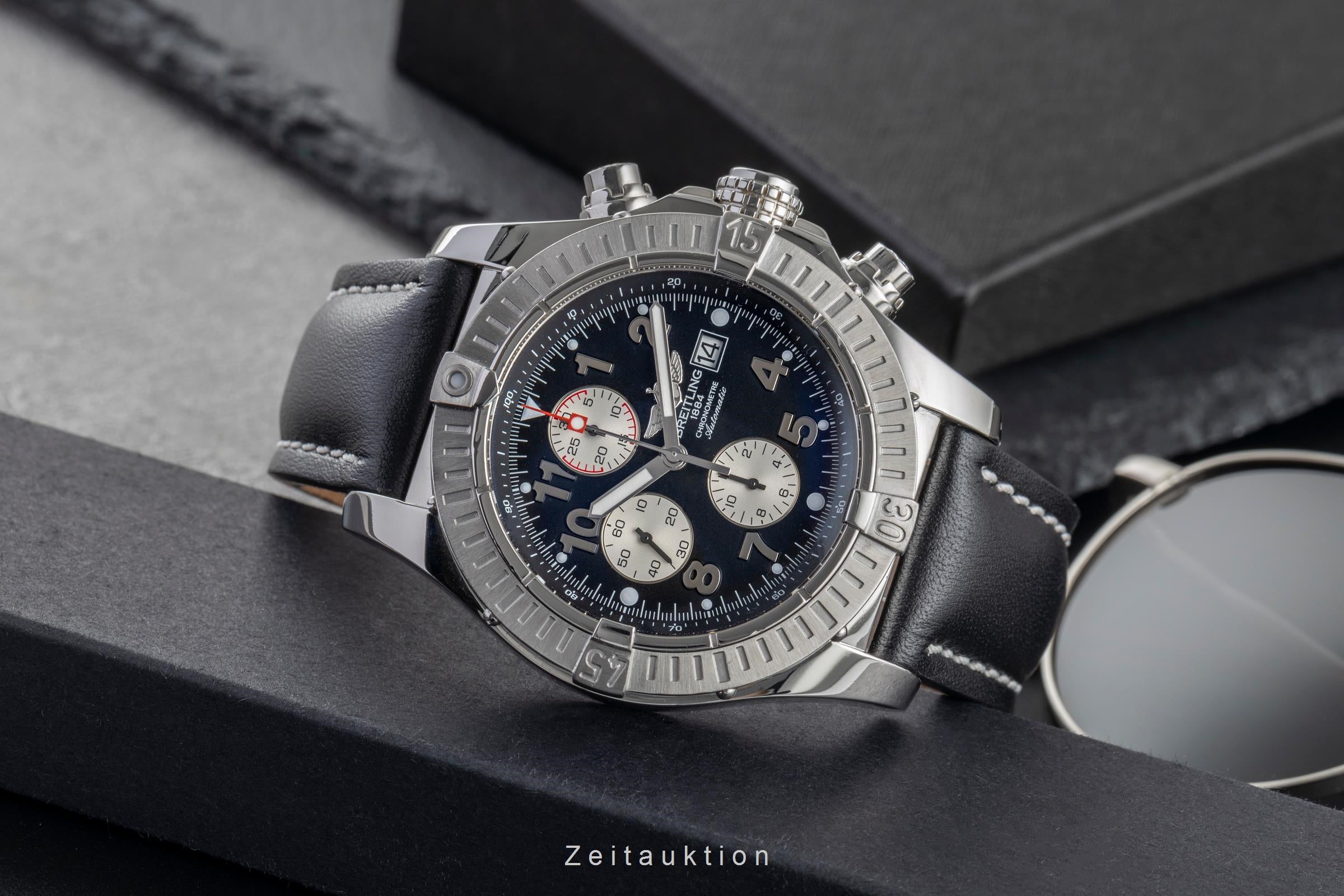 Breitling Super Avenger cronógrafo acero automático reloj para caballeros A13370  [2503770]