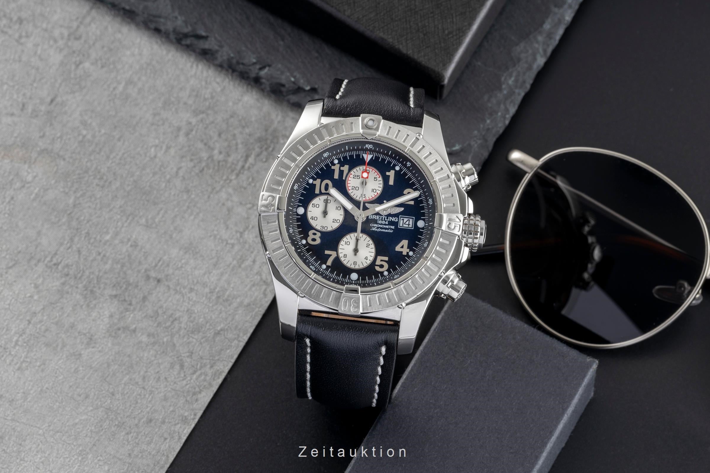 Breitling Super Avenger cronógrafo acero automático reloj para caballeros A13370  [2503770]