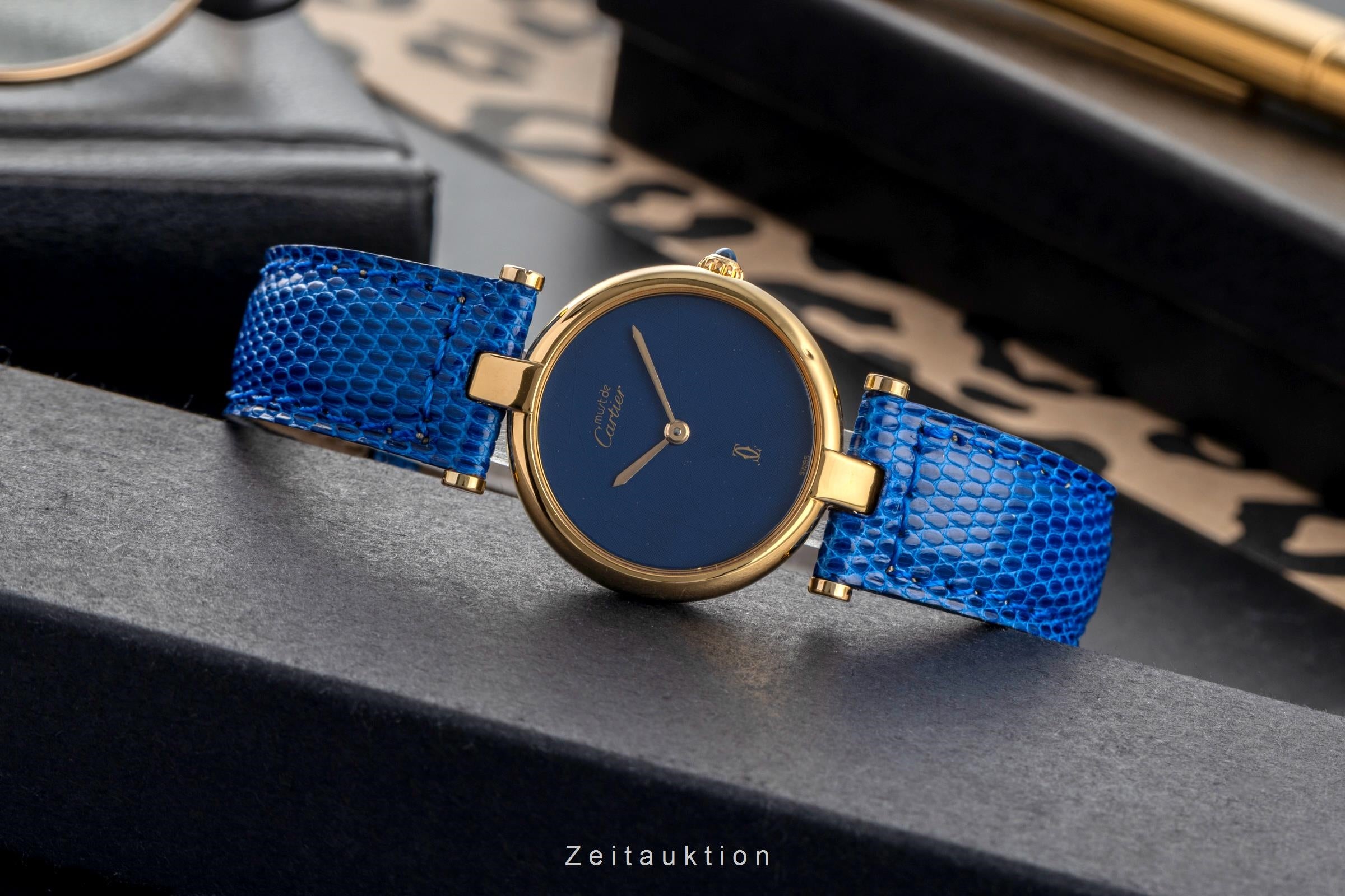 Cartier Vendome silver-gilt quartz women's watch 84977413  [2503772]