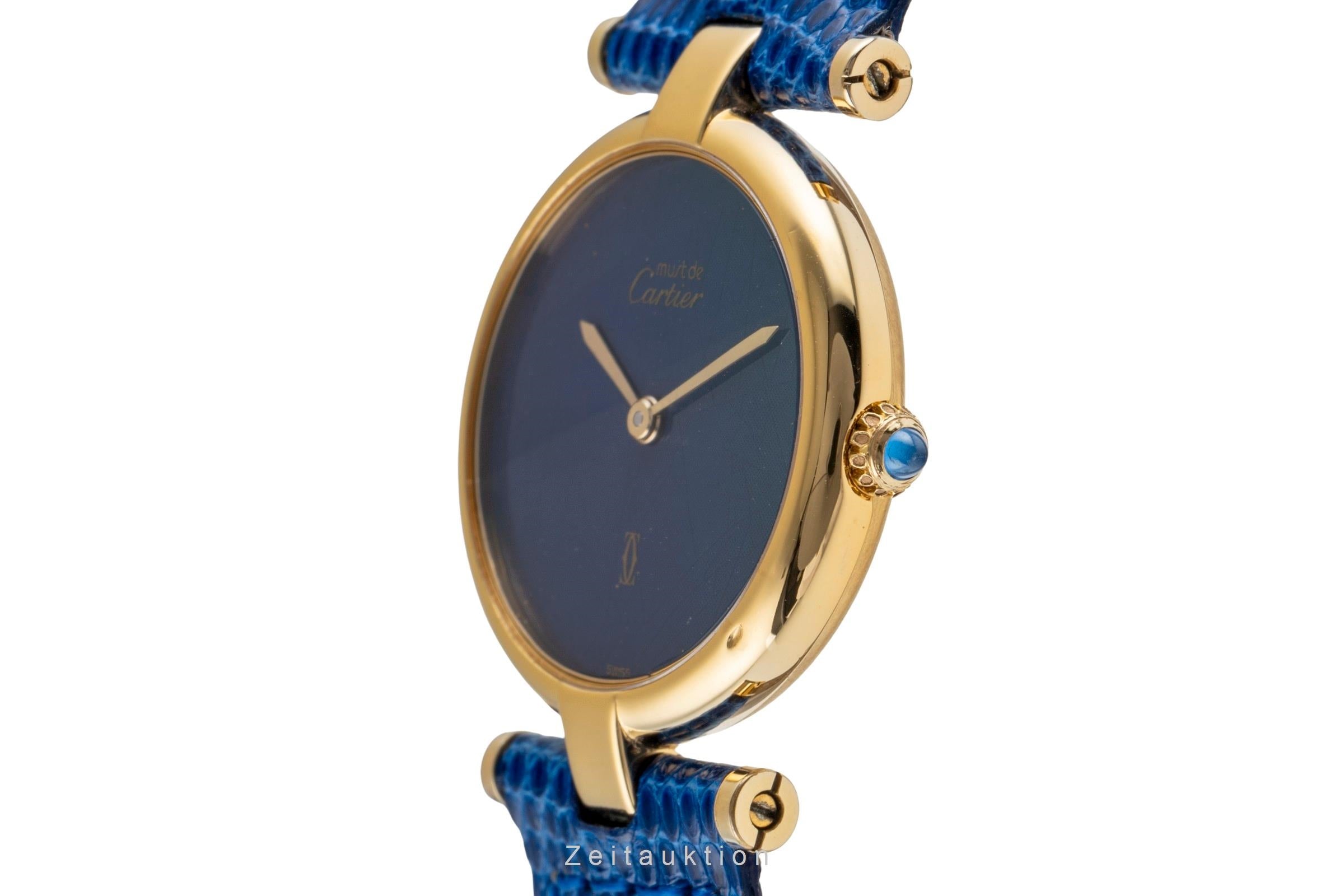 Cartier Vendome silver-gilt quartz women's watch 84977413  [2503772]