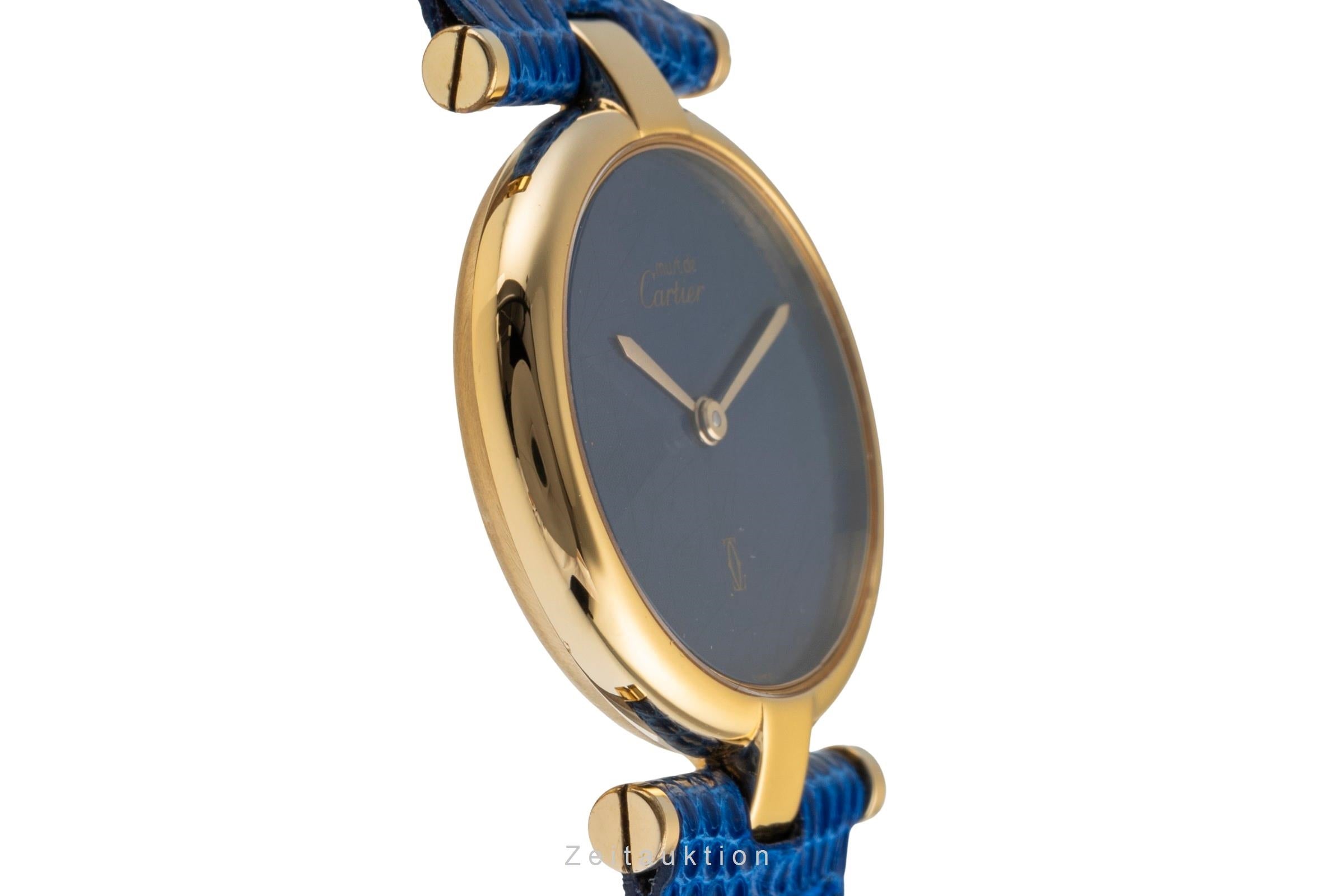 Cartier Vendome silver-gilt quartz women's watch 84977413  [2503772]