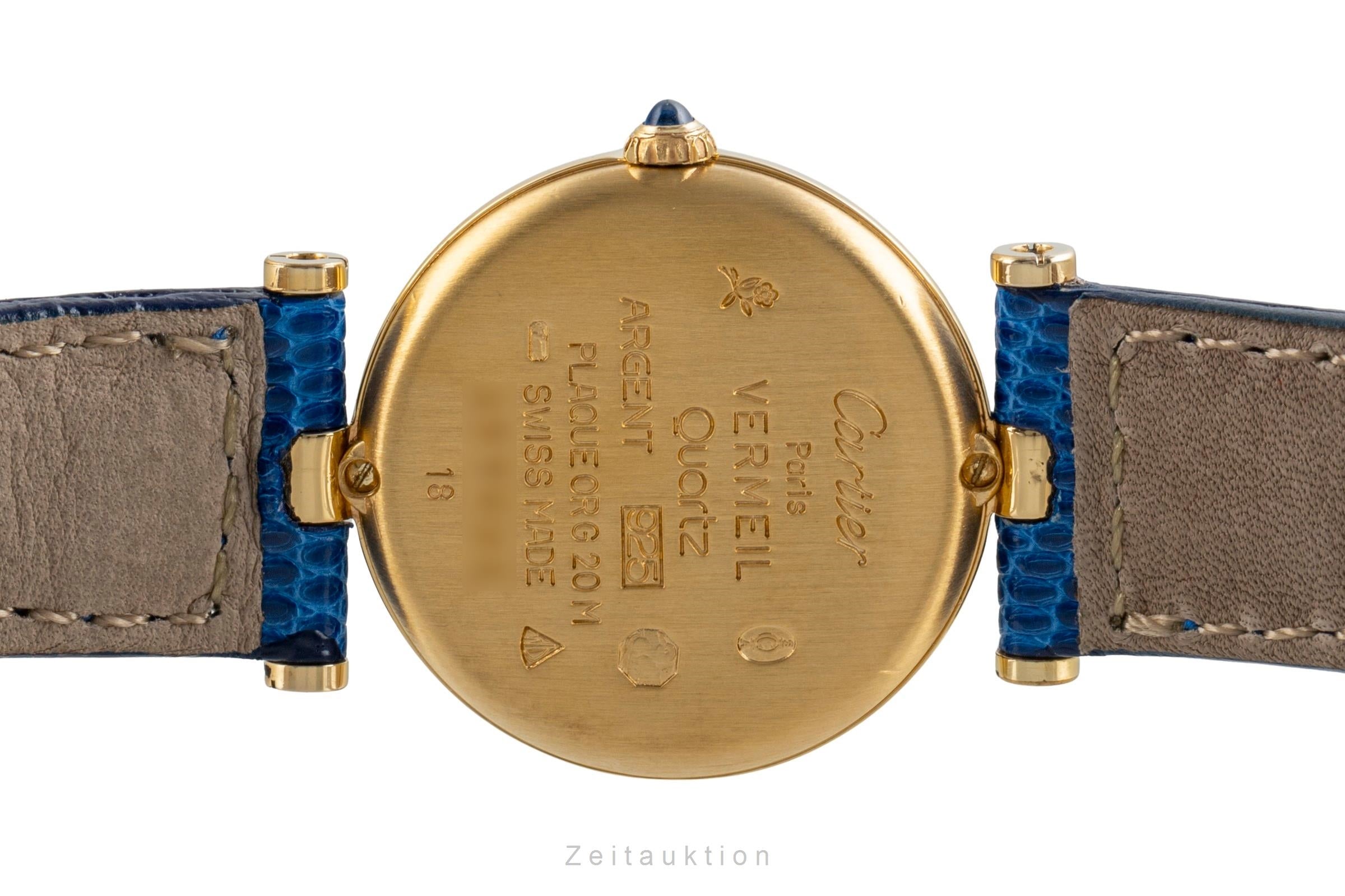 Cartier Vendome silver-gilt quartz women's watch 84977413  [2503772]