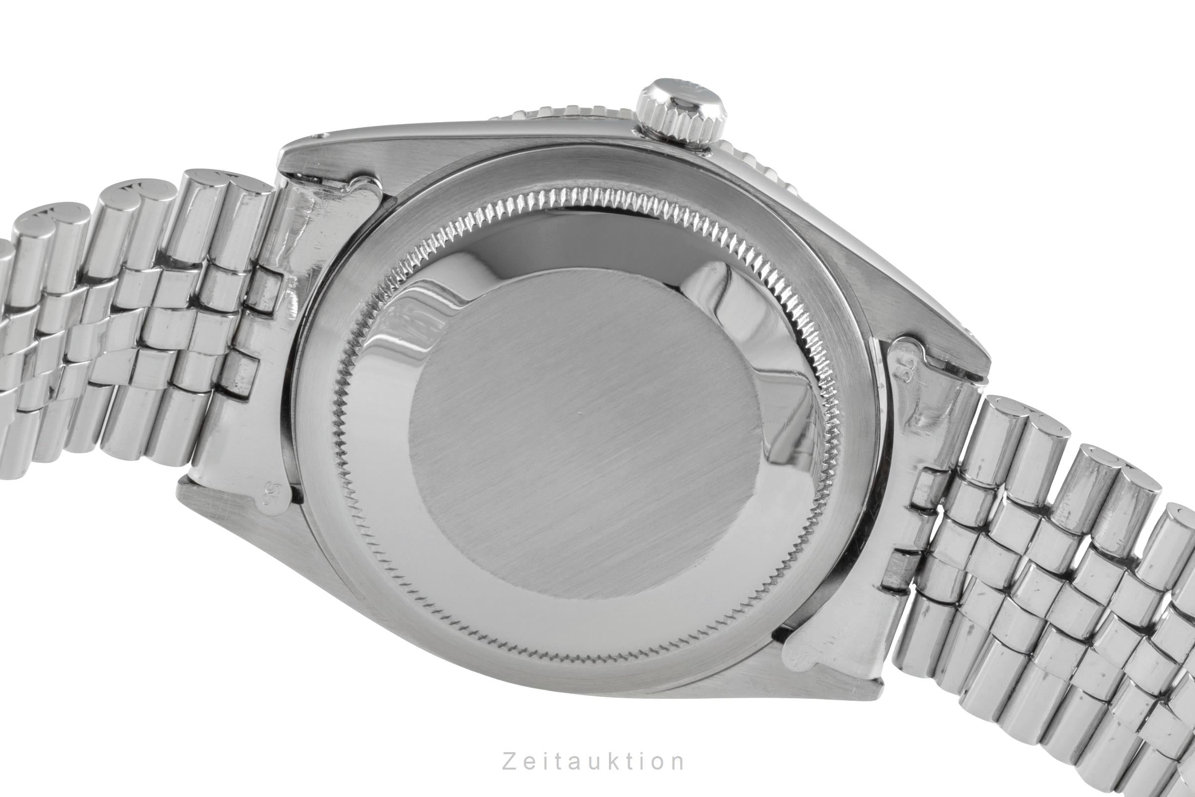 Rolex Datejust Turn-O-Graph acier / or blanc automatique montre pour hommes 1625 Vintage  [2503773]