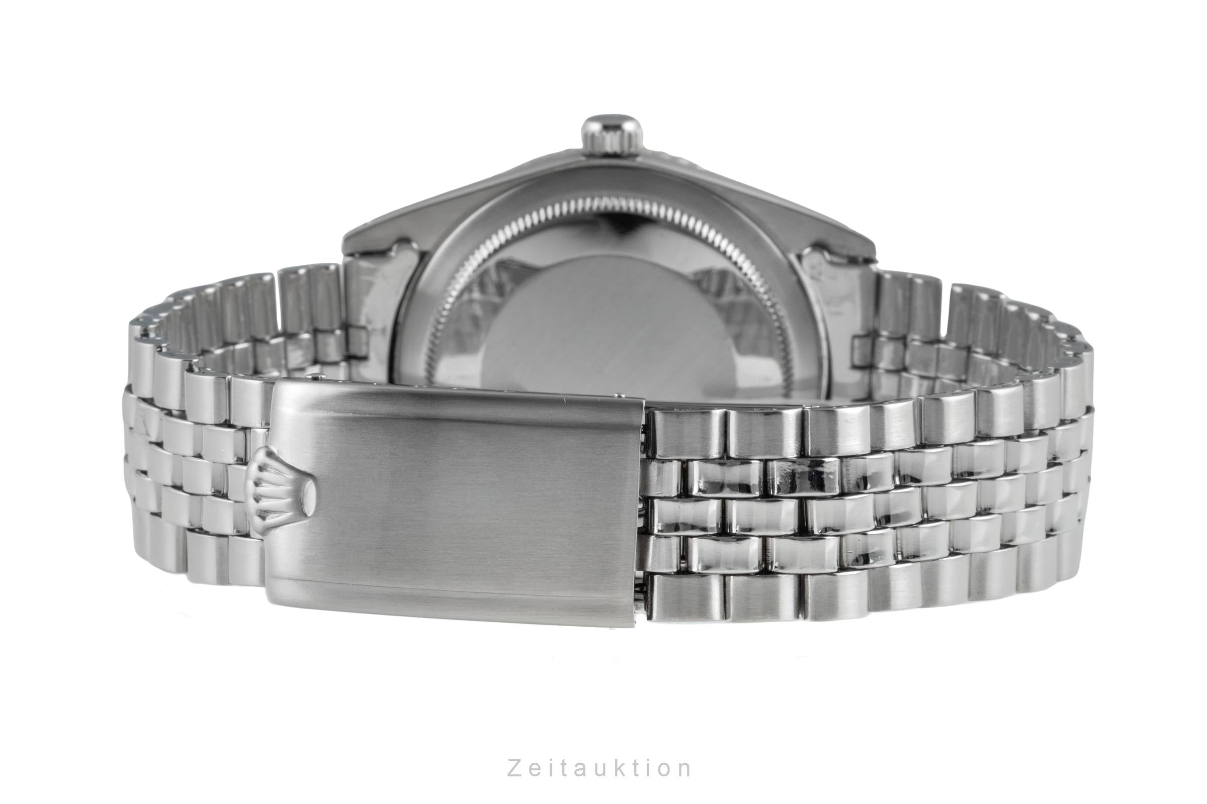 Rolex Datejust Turn-O-Graph acier / or blanc automatique montre pour hommes 1625 Vintage  [2503773]