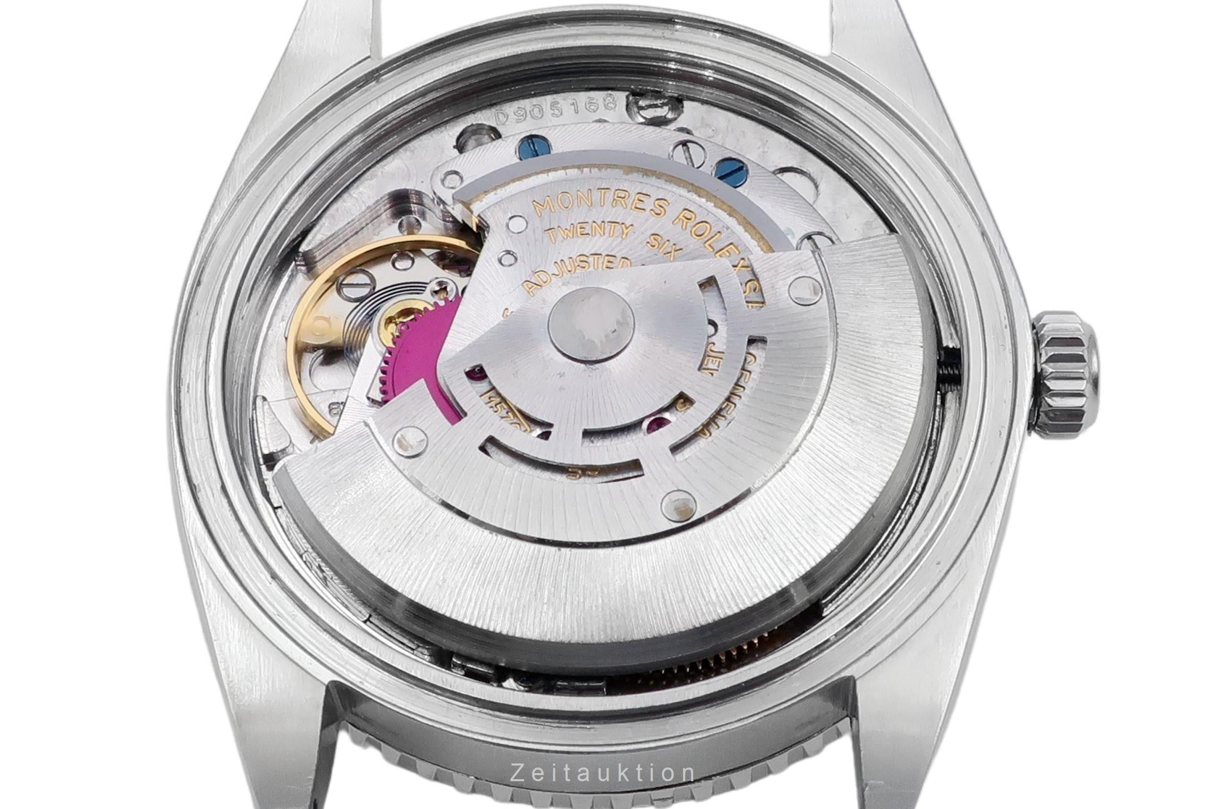 Rolex Datejust Turn-O-Graph acier / or blanc automatique montre pour hommes 1625 Vintage  [2503773]