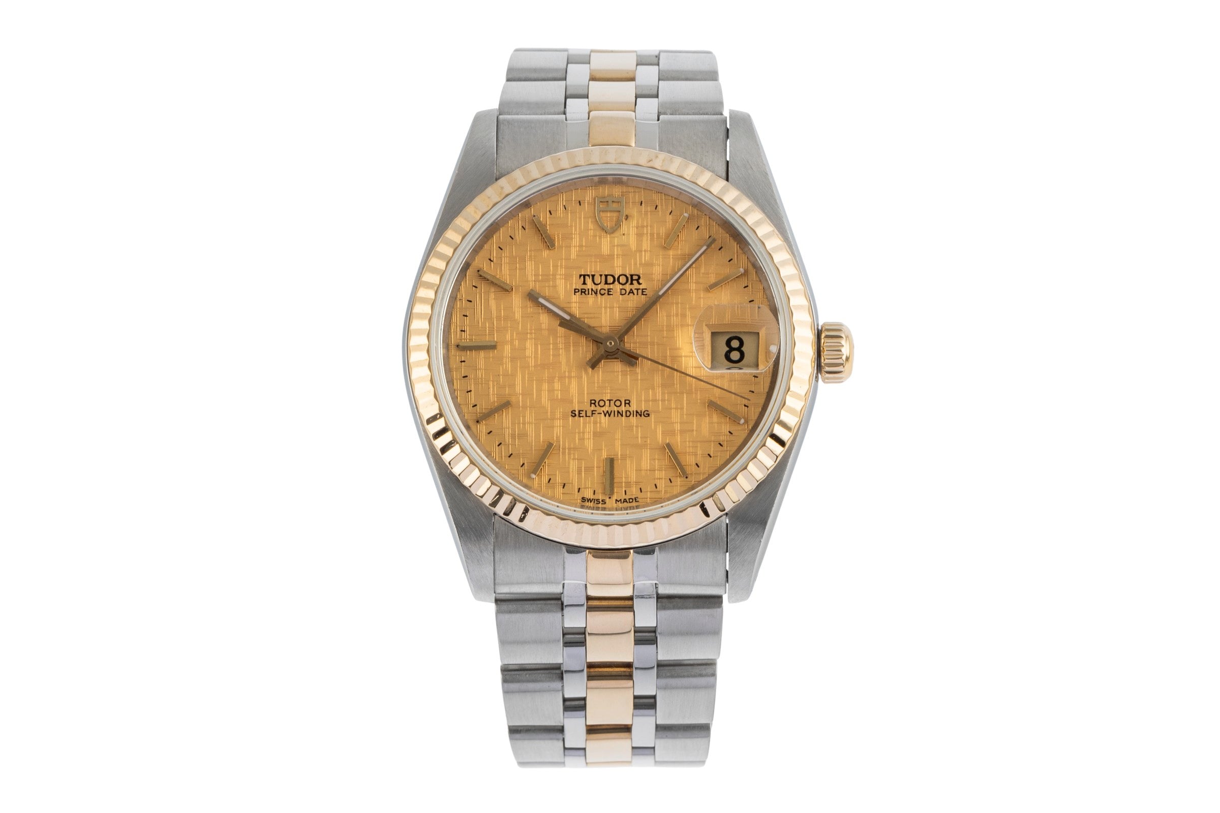 Tudor Prince Date acier / or  automatique montre pour hommes 74033  [2503774]