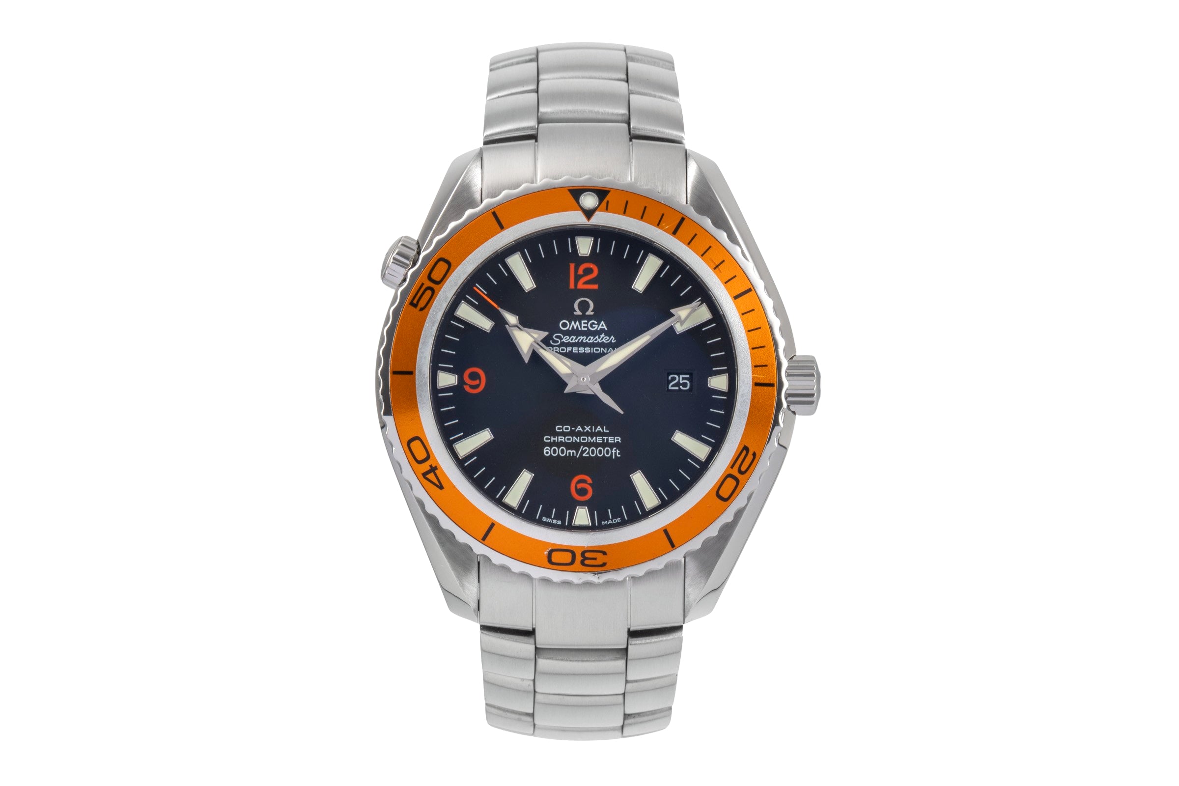 Omega Seamaster Planet Ocean 600M Stahl Automatik Ref. 2208.50.00 Papiere 2007 [2503776]