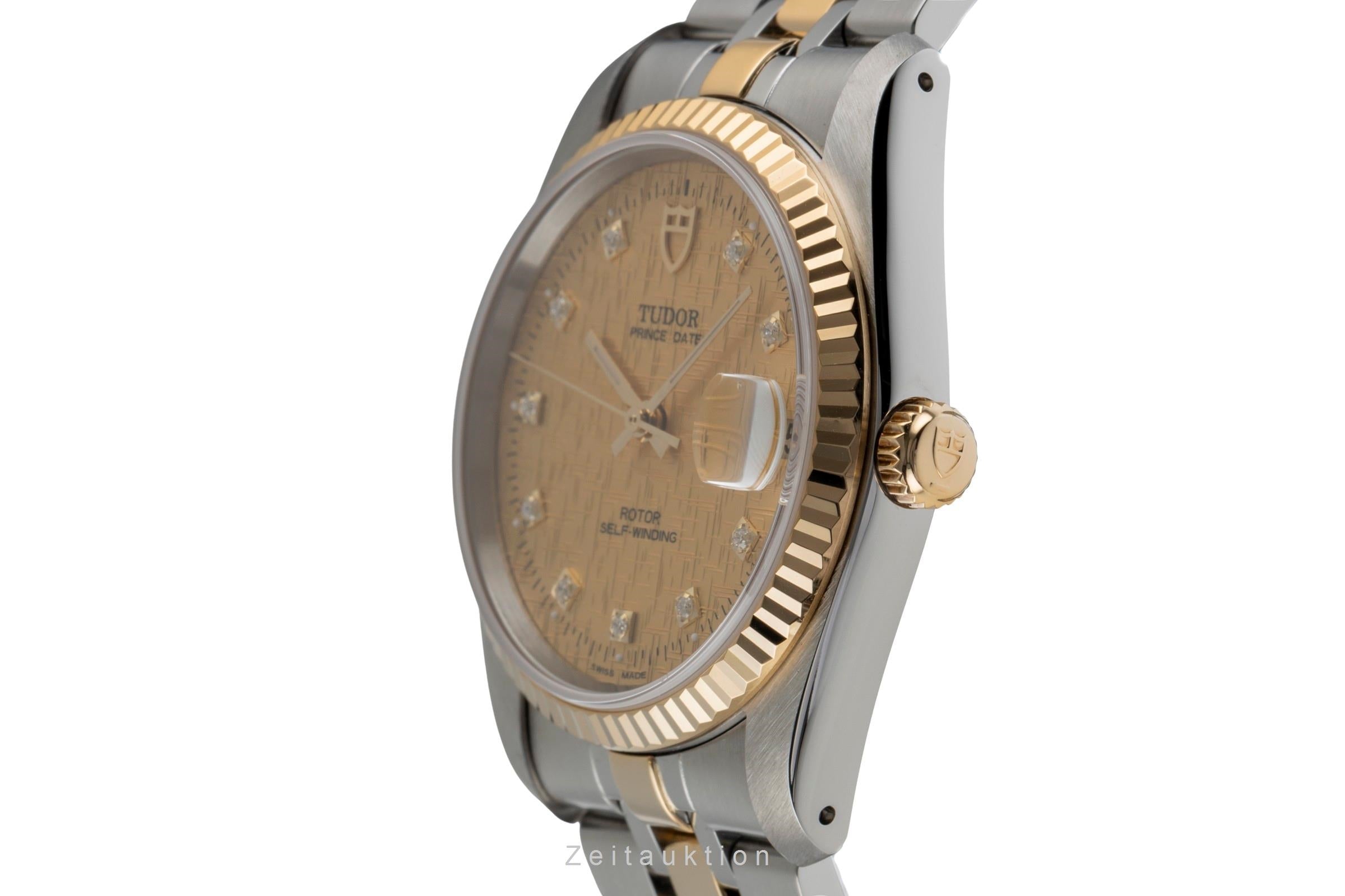 Tudor Prince Date steel / gold automatic men's watch 74033  [2503778]