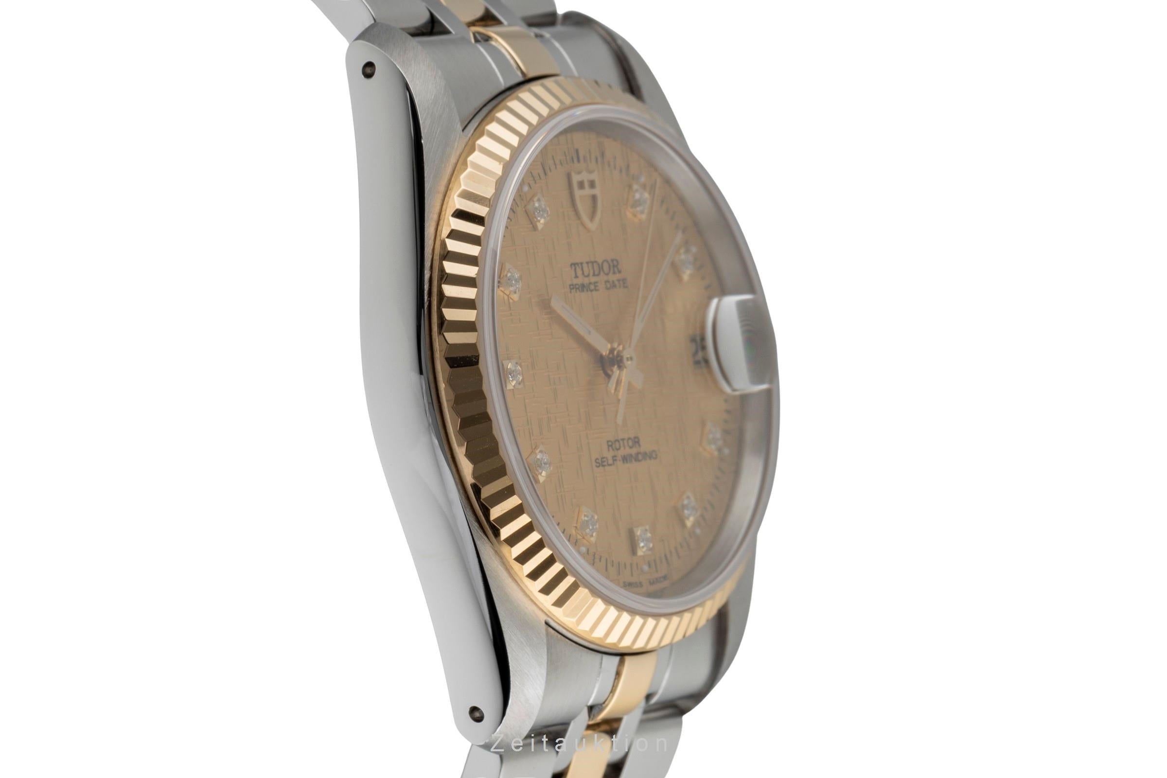 Tudor Prince Date steel / gold automatic men's watch 74033  [2503778]