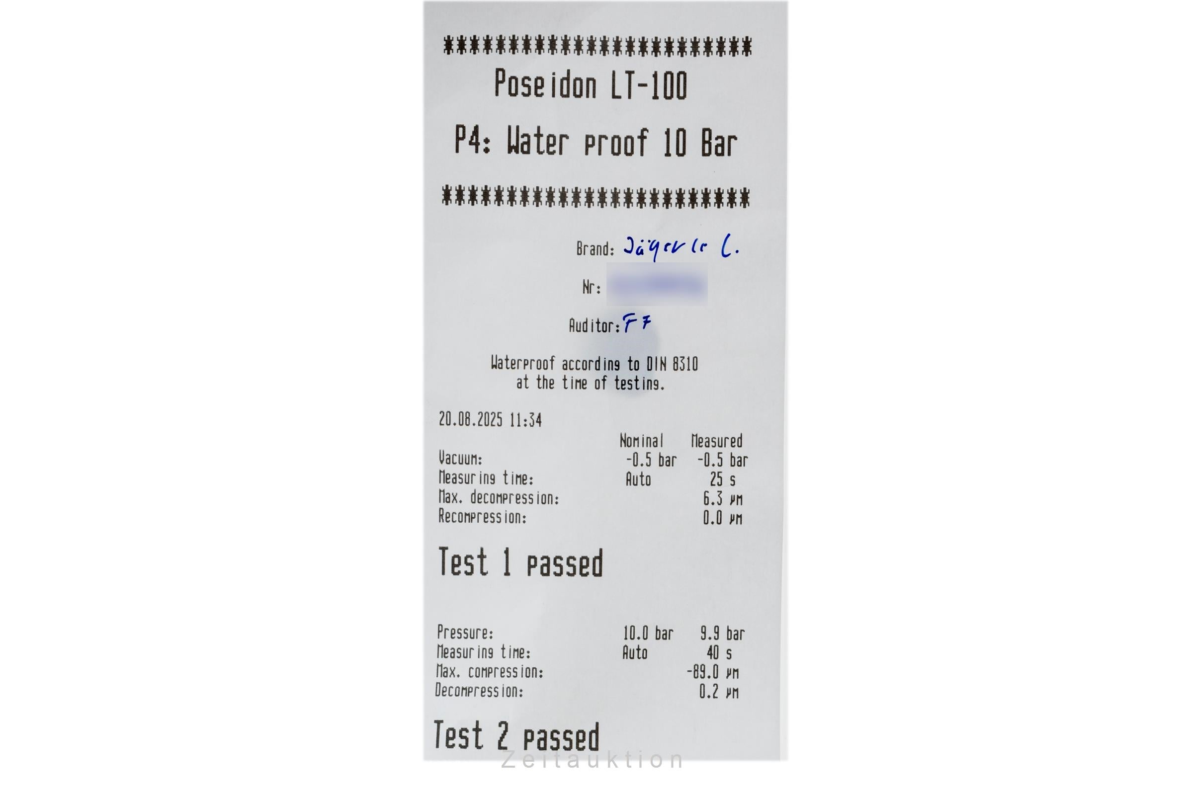 Jaeger LeCoultre Polaris acier automatique montre pour hommes Q9008471 , 841.8.37. S LP: 10800EUR  [2503781]