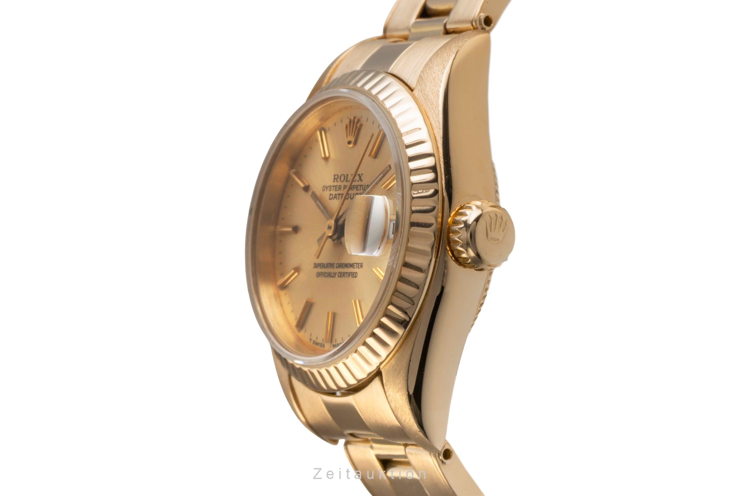 Rolex Lady Datejust oro 18 ct automatismo orologio da donna 69178  [2503785]