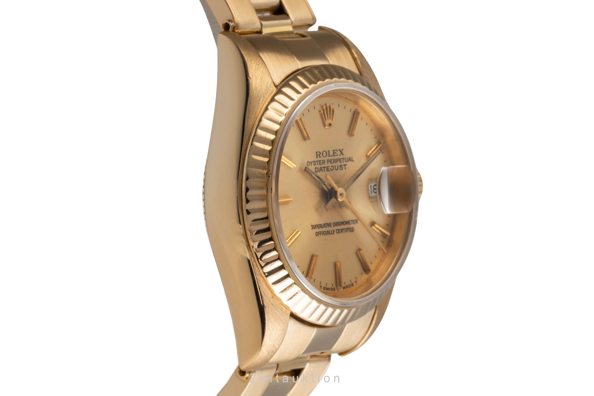Rolex Lady Datejust oro 18 ct automatismo orologio da donna 69178  [2503785]