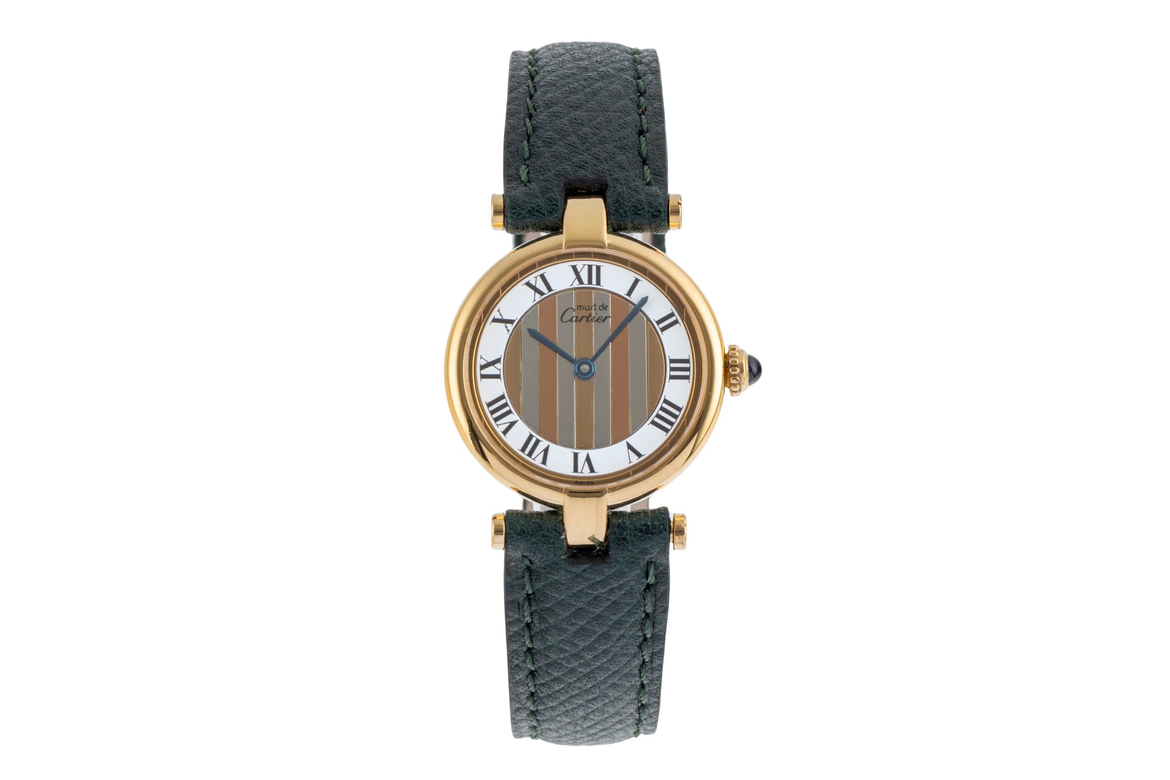 Cartier must Vendome Louis Cartier SM "Trinity Roman Dial" Damenuhr Ref. 590004 [2503788]