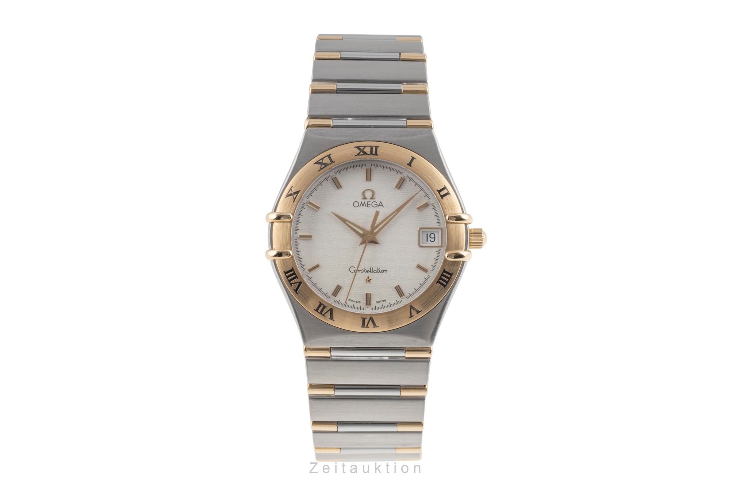 Omega Constellation acciaio / oro quarzo orologio da uomo 1312.30.00  [2503790]