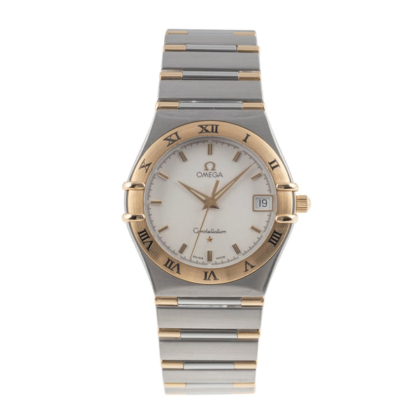 Omega Constellation acciaio / oro quarzo orologio da uomo 1312.30.00  [2503790]