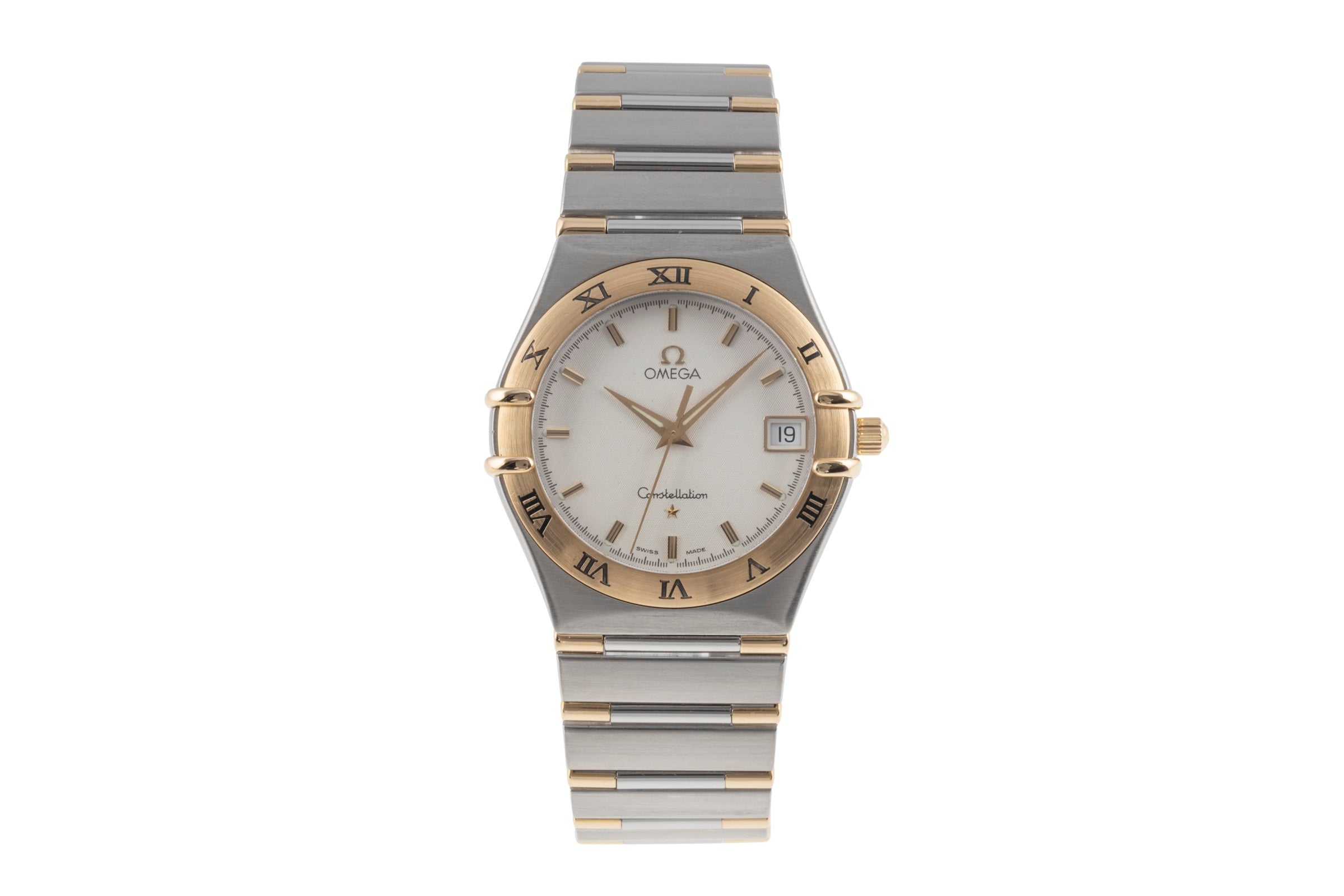 Omega Constellation steel / gold quartz men's watch 1312.30.00  [2503790]