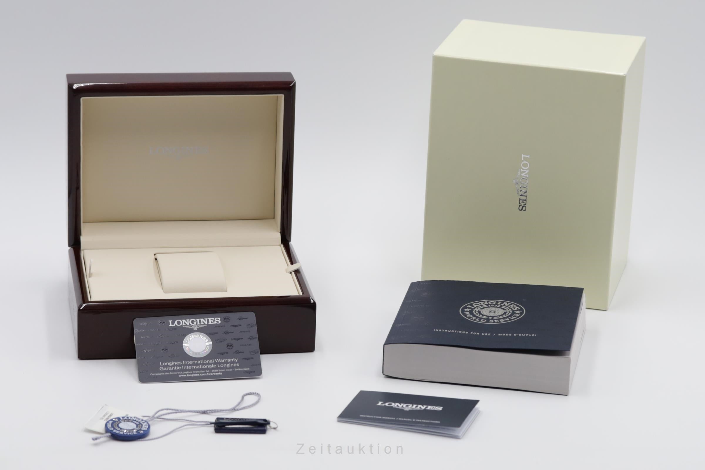 Longines Master Collection cronógrafo acero automático reloj para caballeros L2.859.4.78.3 LP: 3600EUR  [2503795]