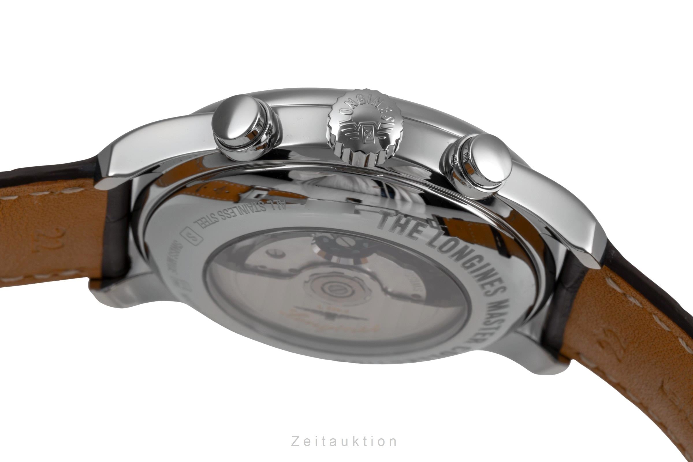 Longines Master Collection cronógrafo acero automático reloj para caballeros L2.859.4.78.3 LP: 3600EUR  [2503795]