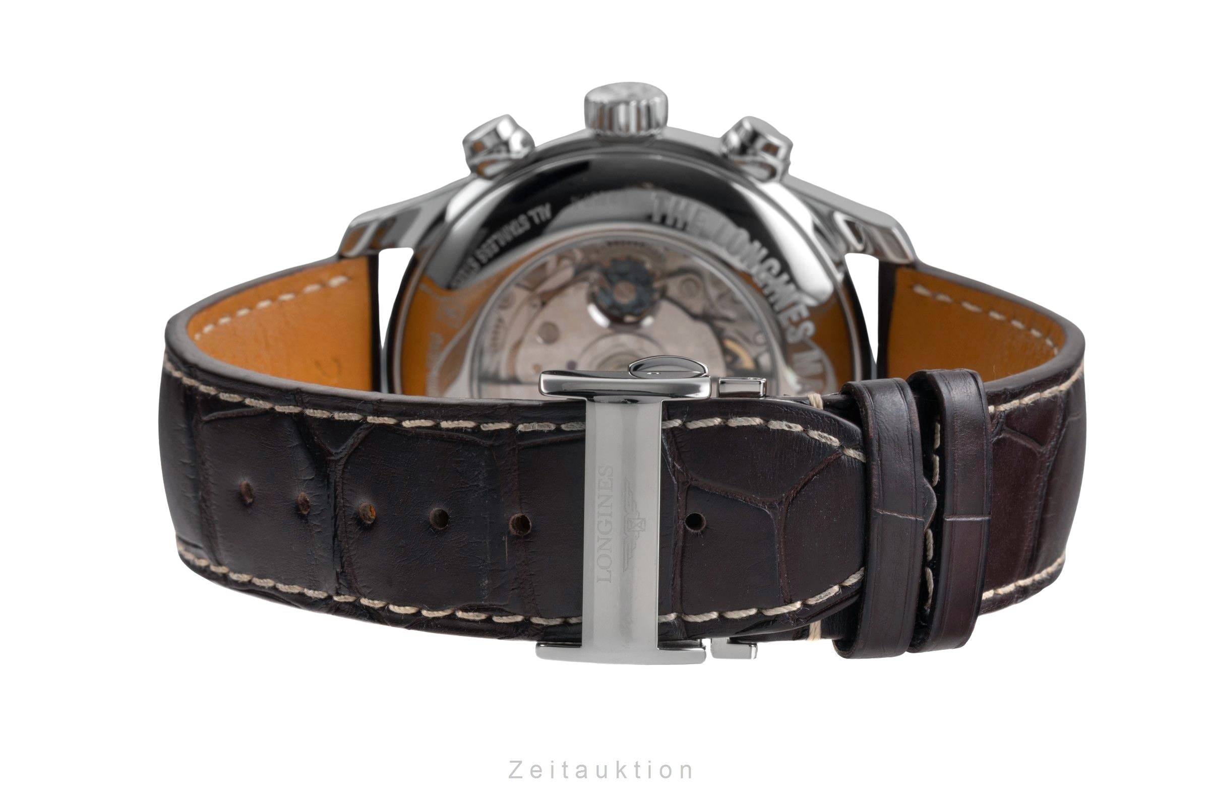 Longines Master Collection cronógrafo acero automático reloj para caballeros L2.859.4.78.3 LP: 3600EUR  [2503795]