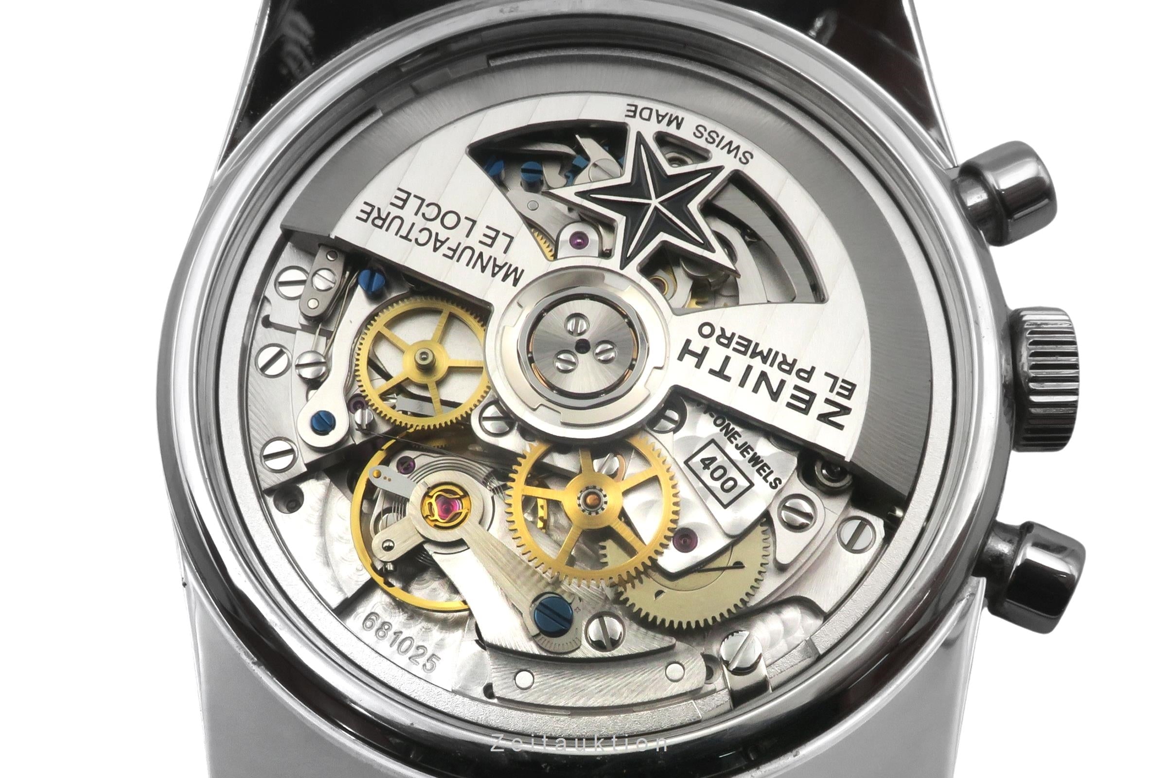 Zenith Chronomaster chronograph steel automatic Kal. 400 Ref. 03