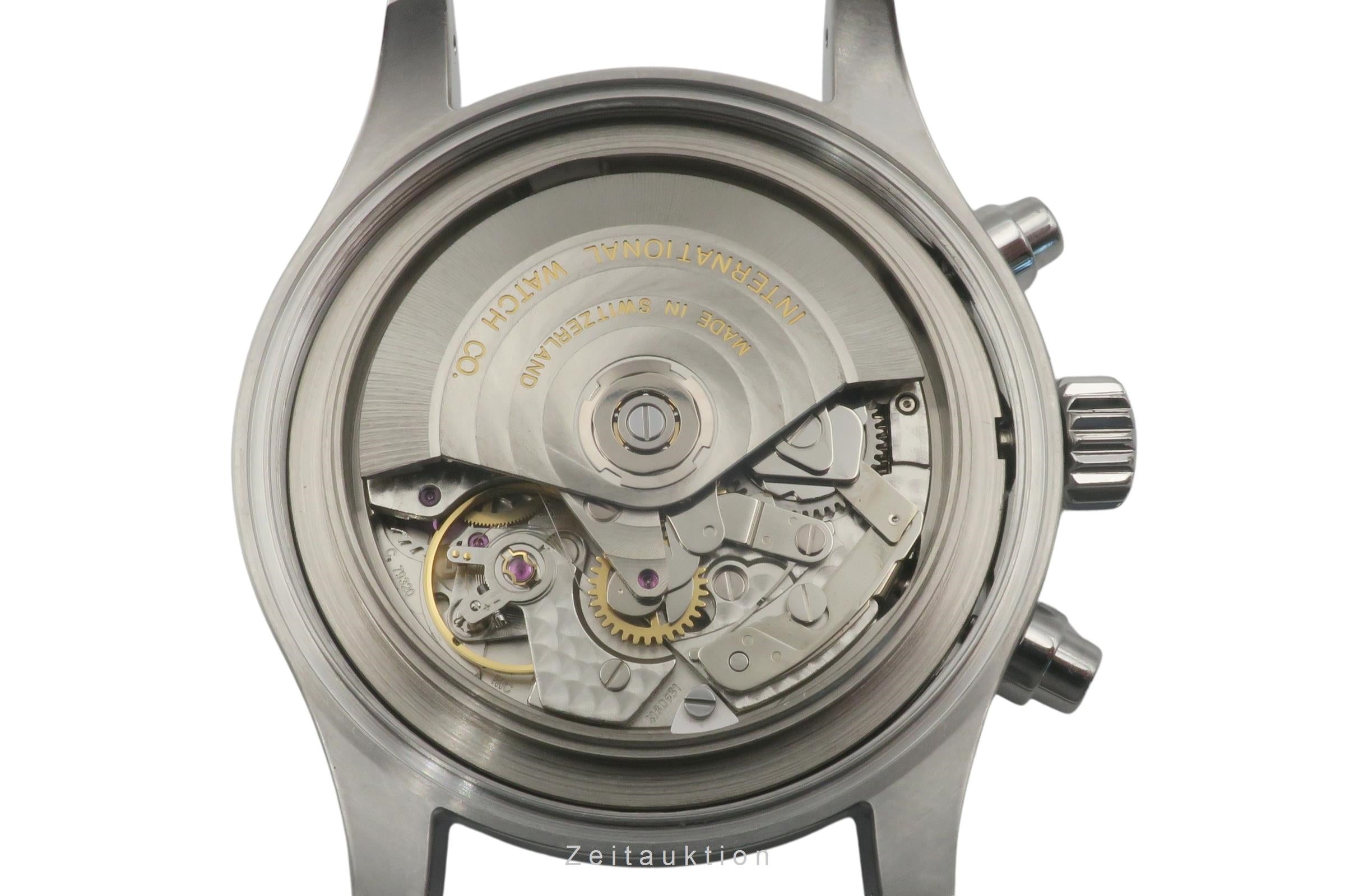 IWC Fliegerchronograph chronographe acier automatique montre pour hommes IW377713 LP: 7800EUR  [2503799]