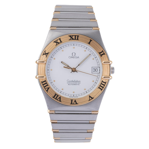 Omega Constellation acciaio / oro automatismo orologio da uomo 368.1075.2  [2503803]