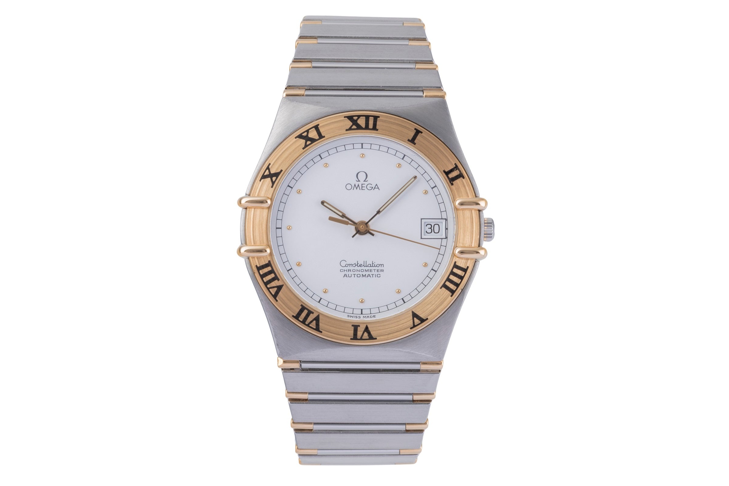 Omega Constellation acier / or  automatique montre pour hommes 368.1075.2  [2503803]