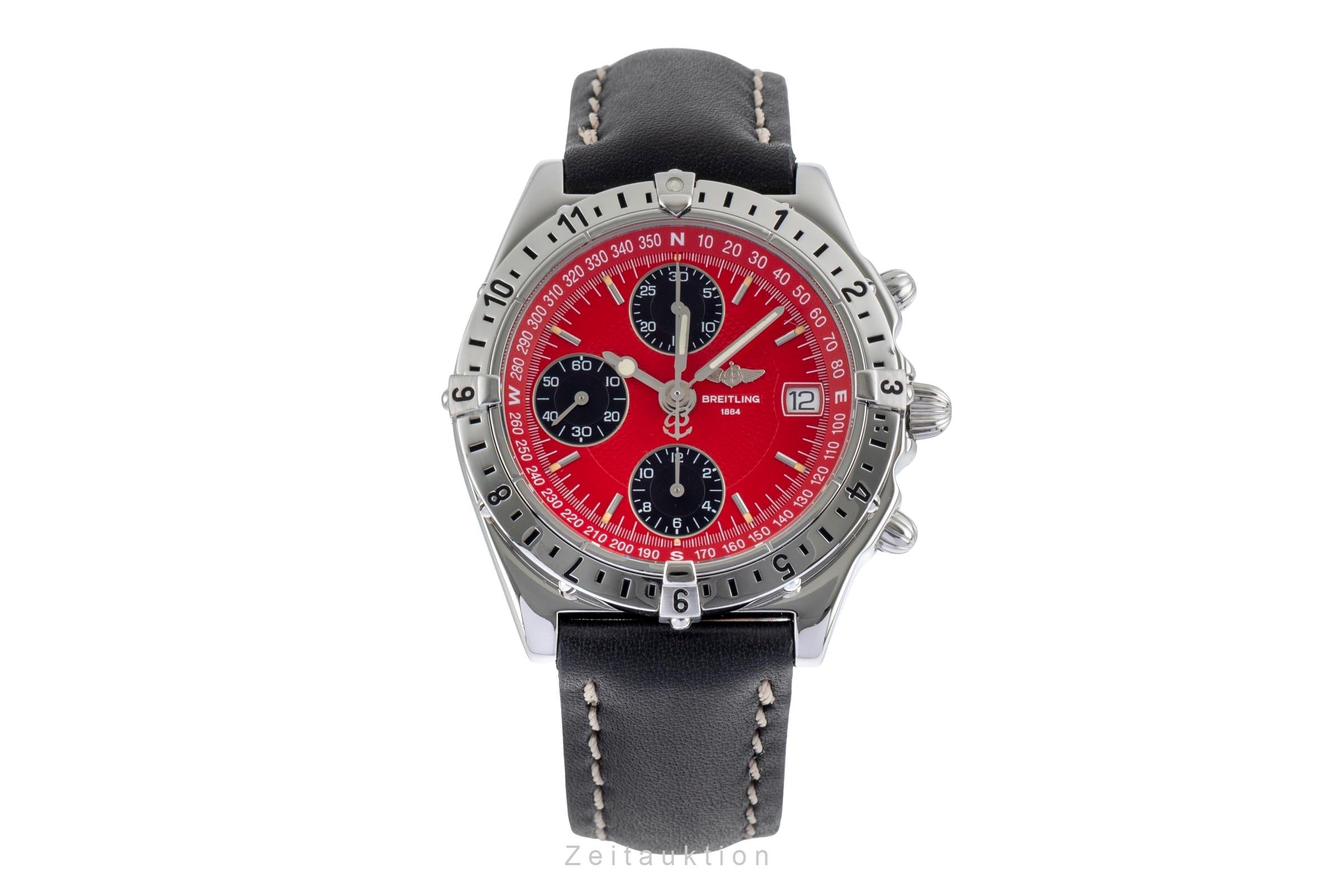 Breitling Chronomat Longitude Red Dial Chronograph Stahl Automatik Ref. A20048 [2503804]
