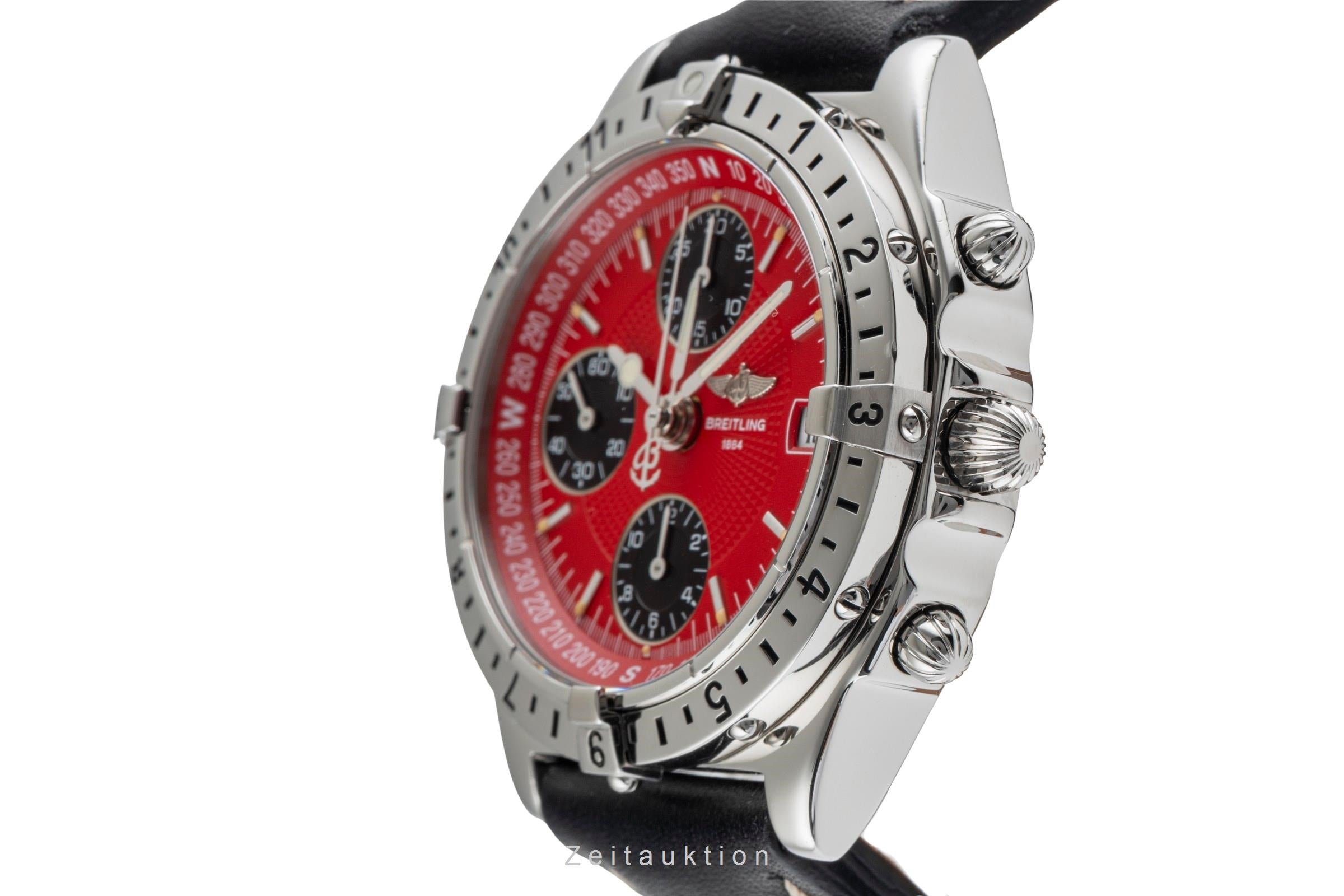 Breitling Chronomat Longitude Red Dial Chronograph Stahl Automatik Ref. A20048 [2503804]