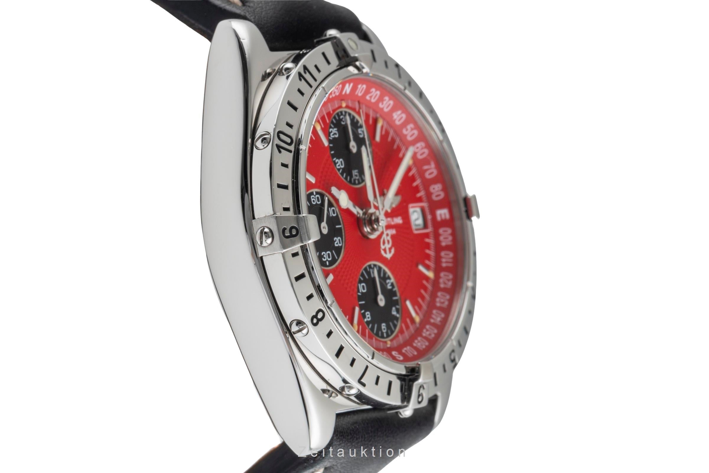 Breitling Chronomat Longitude Red Dial Chronograph Stahl Automatik Ref. A20048 [2503804]