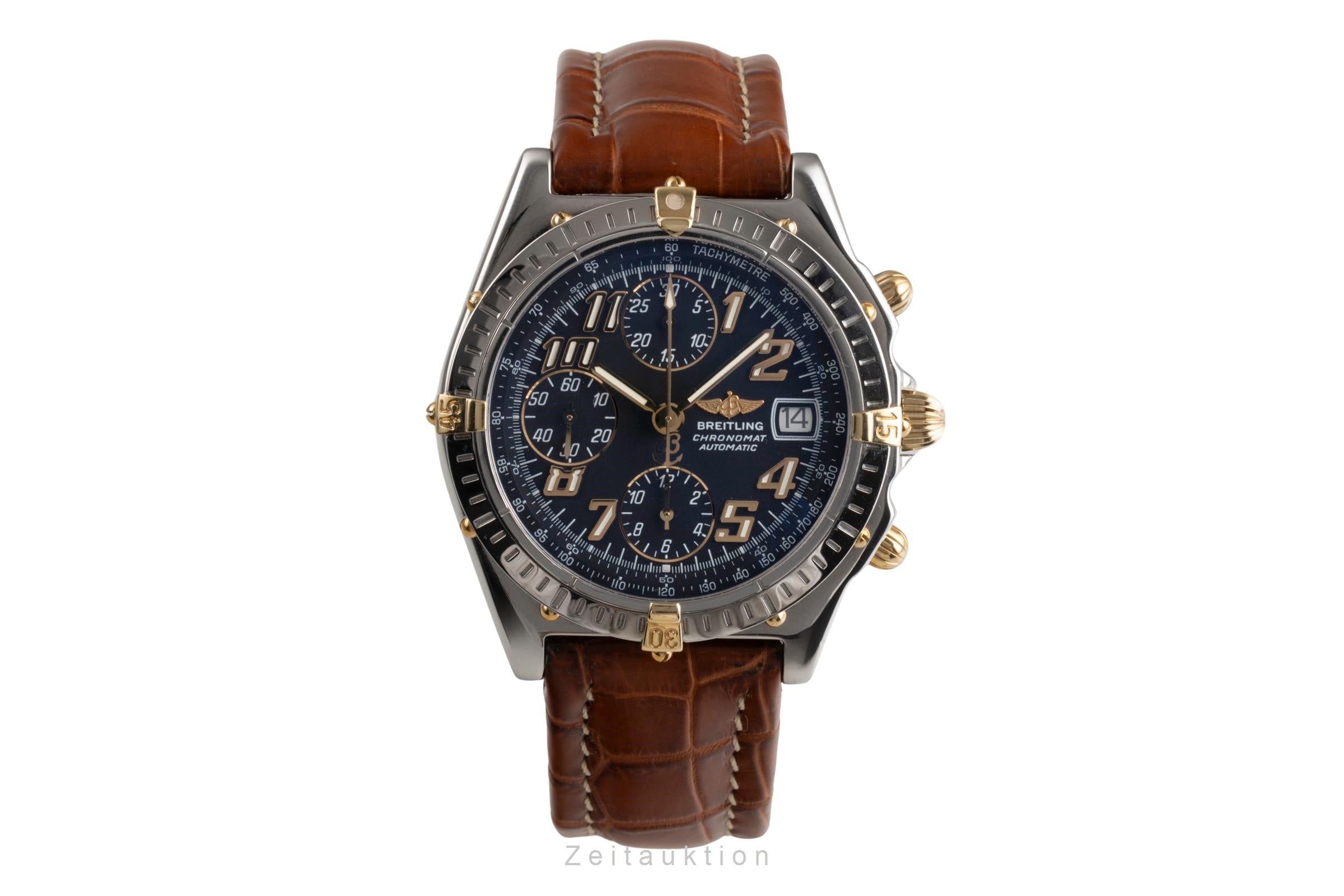 Breitling Chronomat chronographe acier / or  automatique montre pour hommes B13050.1  [2503805]