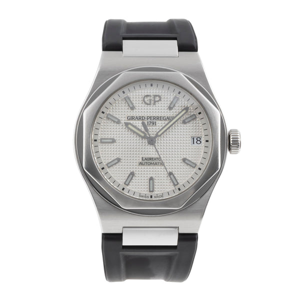 Girard Perregaux Laureato acier automatique montre pour hommes 81010-11-131-BB6A  [2503807]