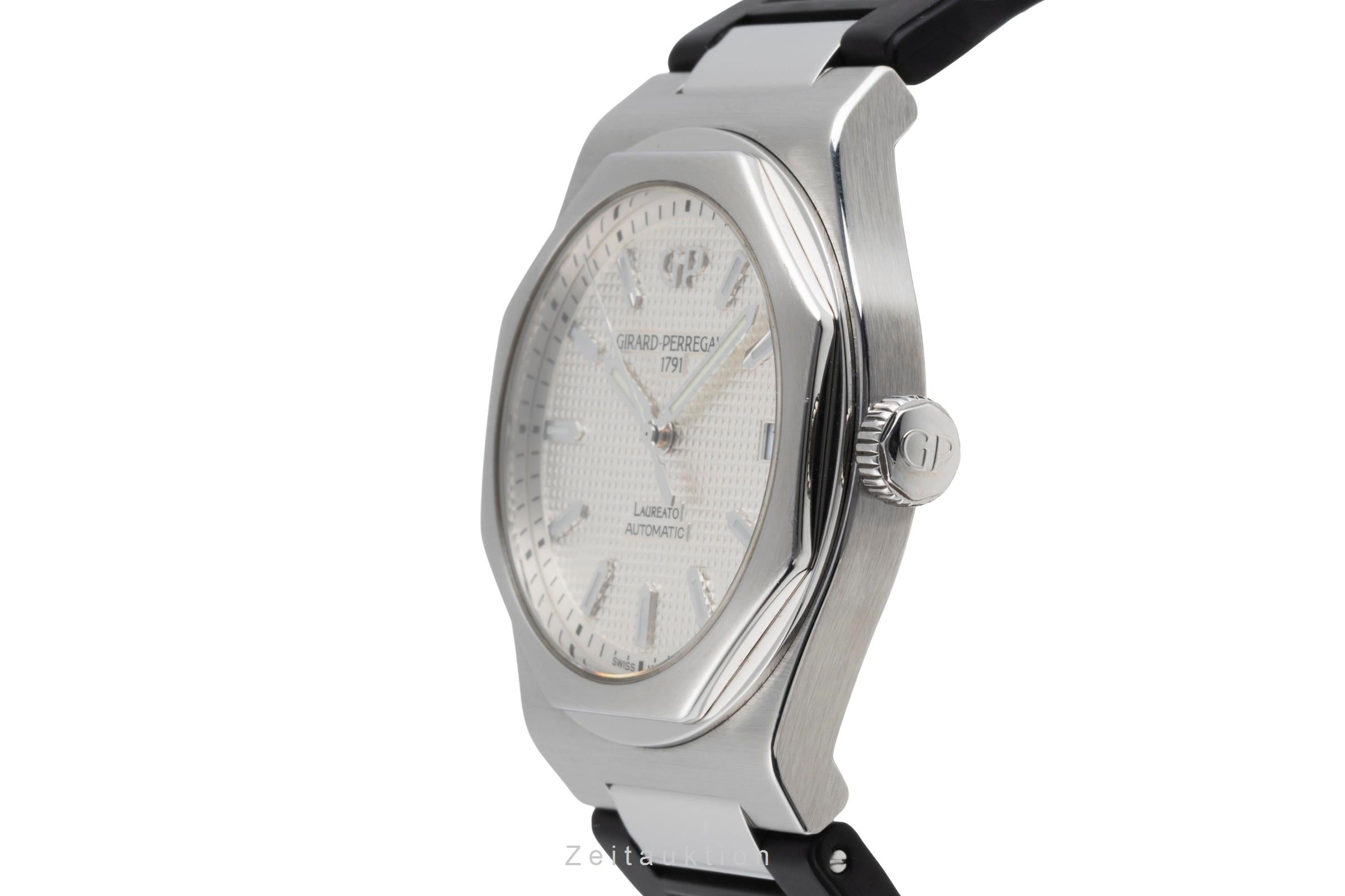 Girard Perregaux Laureato acier automatique montre pour hommes 81010-11-131-BB6A  [2503807]