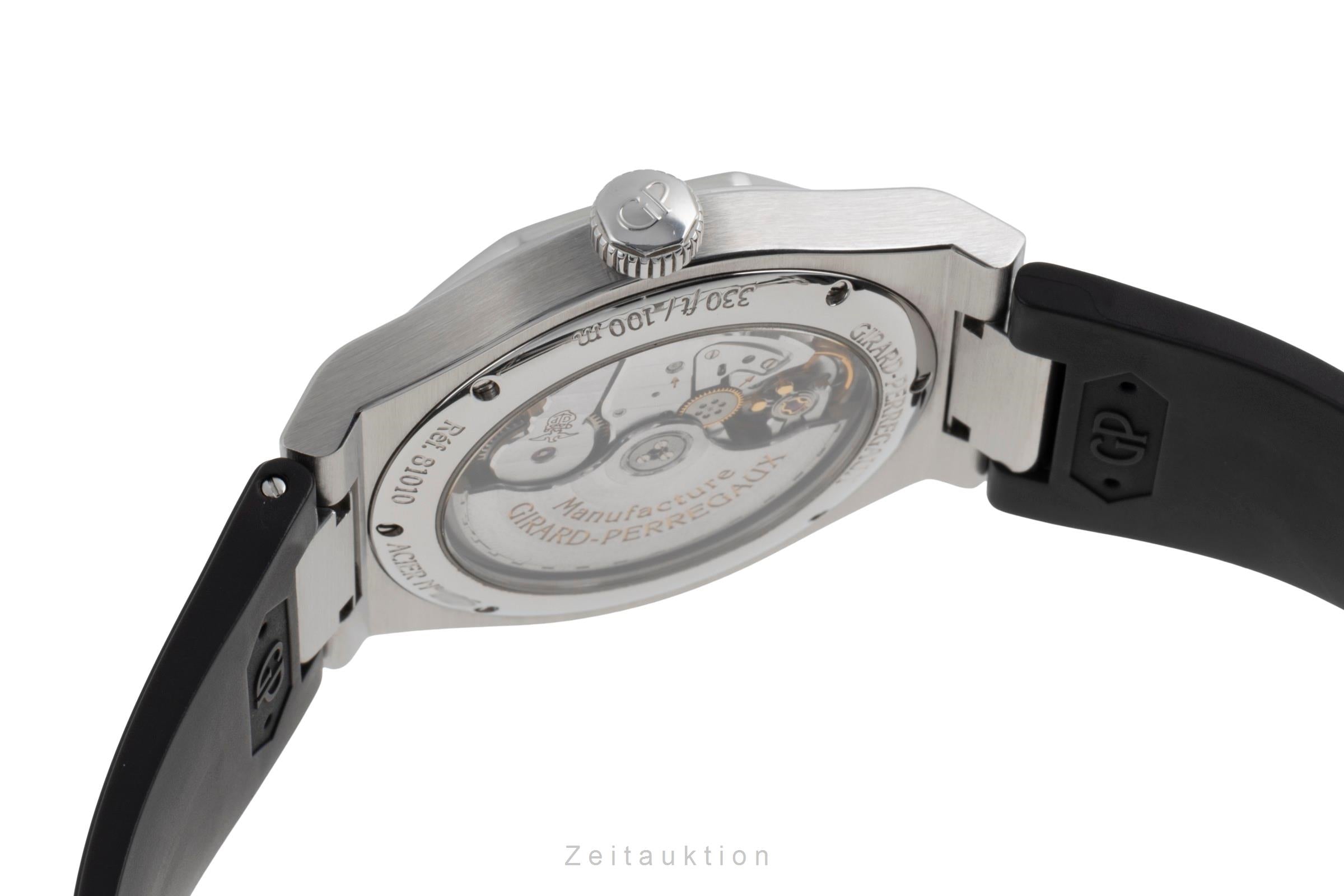 Girard Perregaux Laureato acier automatique montre pour hommes 81010-11-131-BB6A  [2503807]