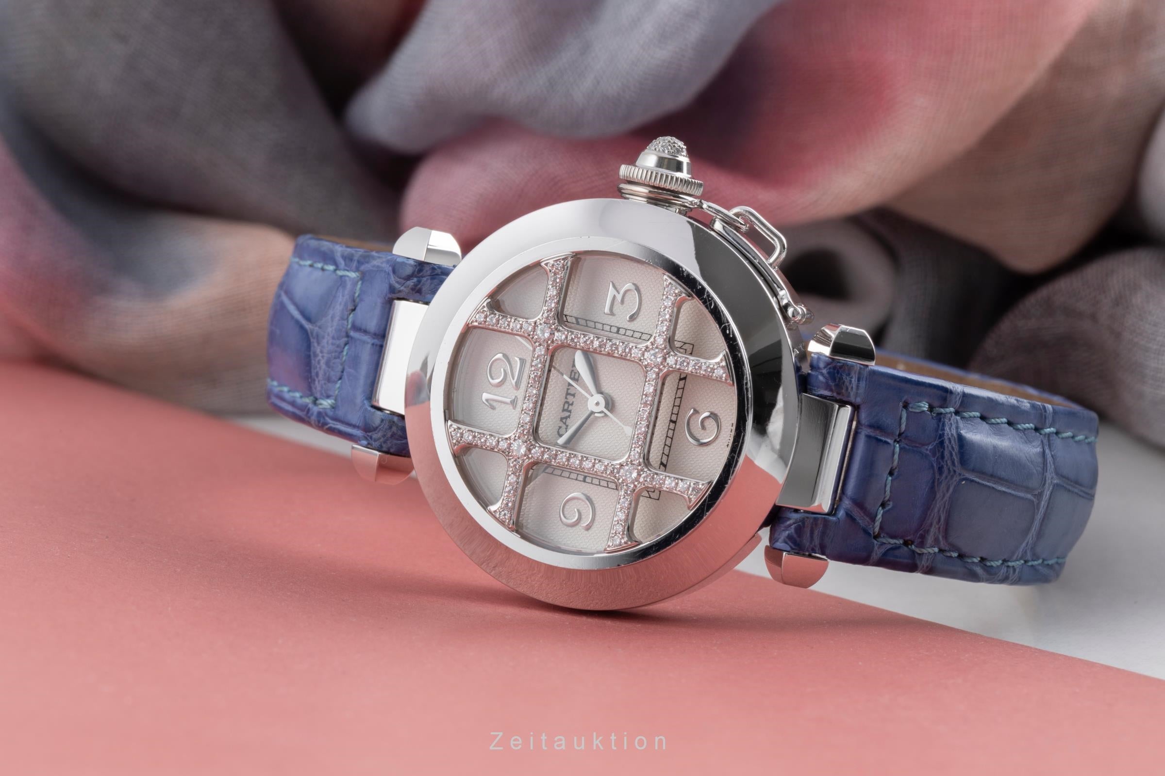 Pasha Watches Cartier Pasha Oro Bianco Cartier Pasha Oro Bianco 18