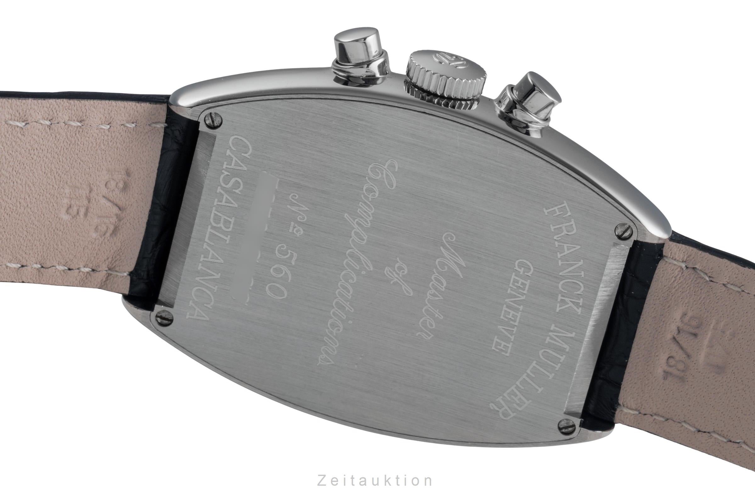 Franck Muller Casablanca chronograph steel manual winding Ref