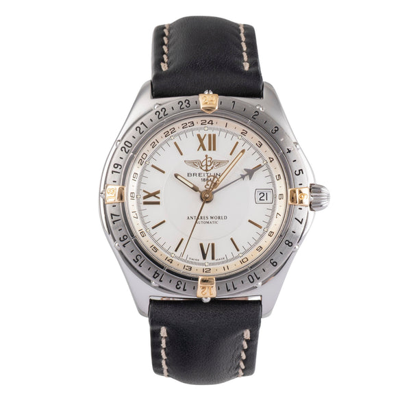 Breitling Antares steel / gold automatic men's watch B32047.1  [2503814]