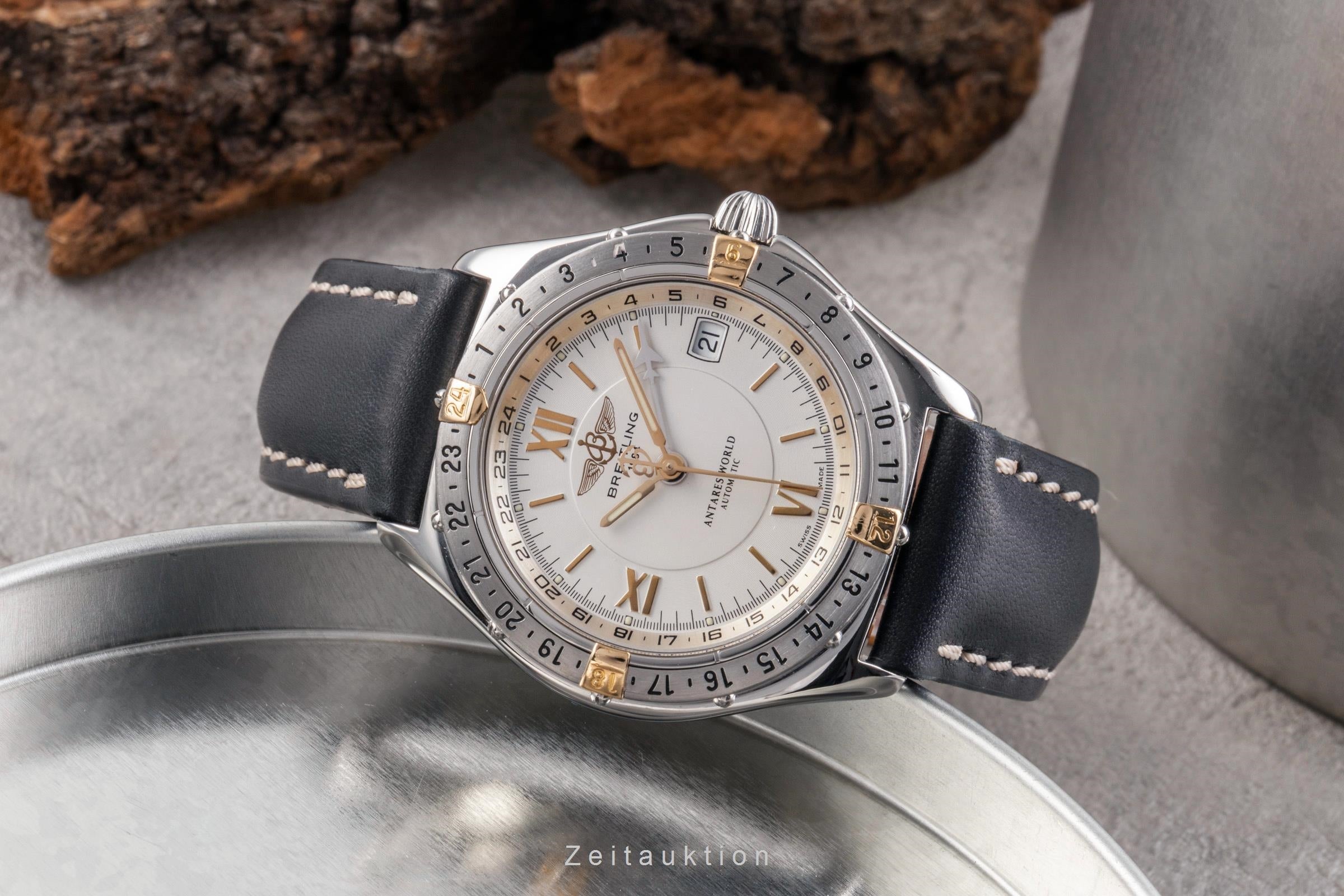 Breitling Antares steel / gold automatic men's watch B32047.1  [2503814]