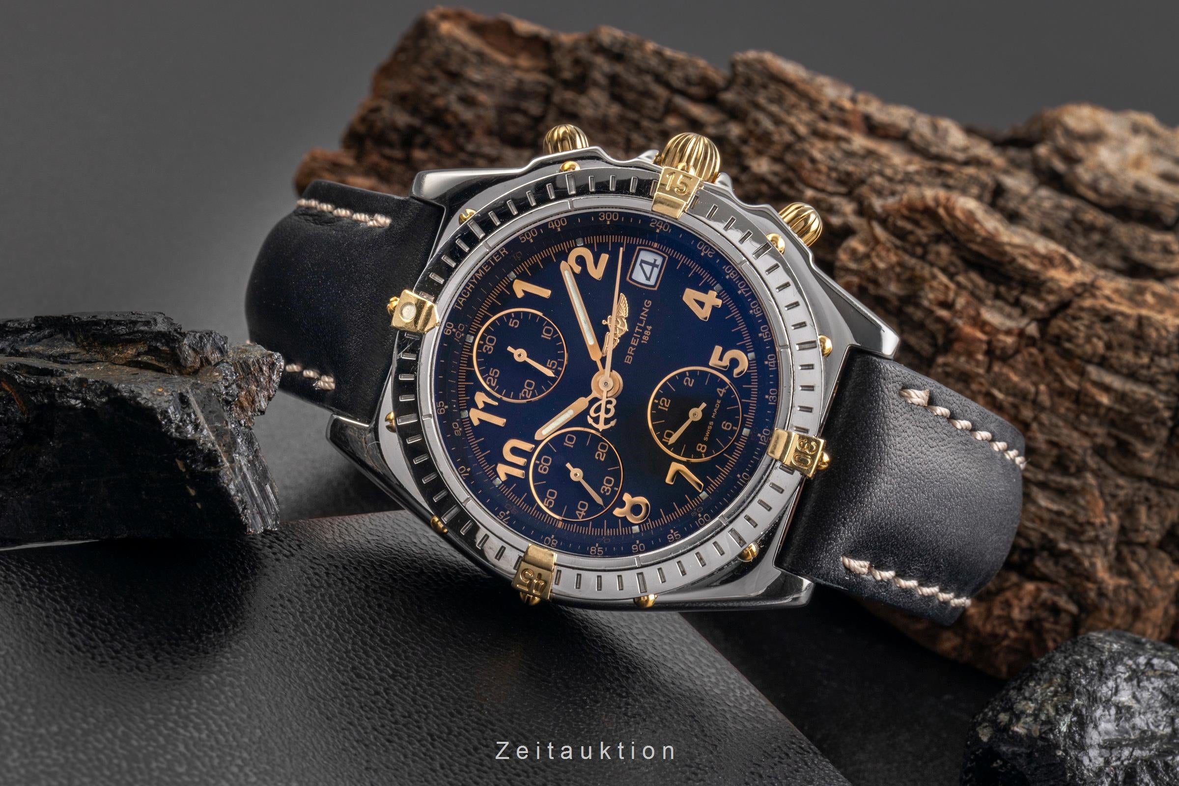 Breitling Chronomat chronographe acier / or  automatique montre pour hommes B13050.1  [2503816]