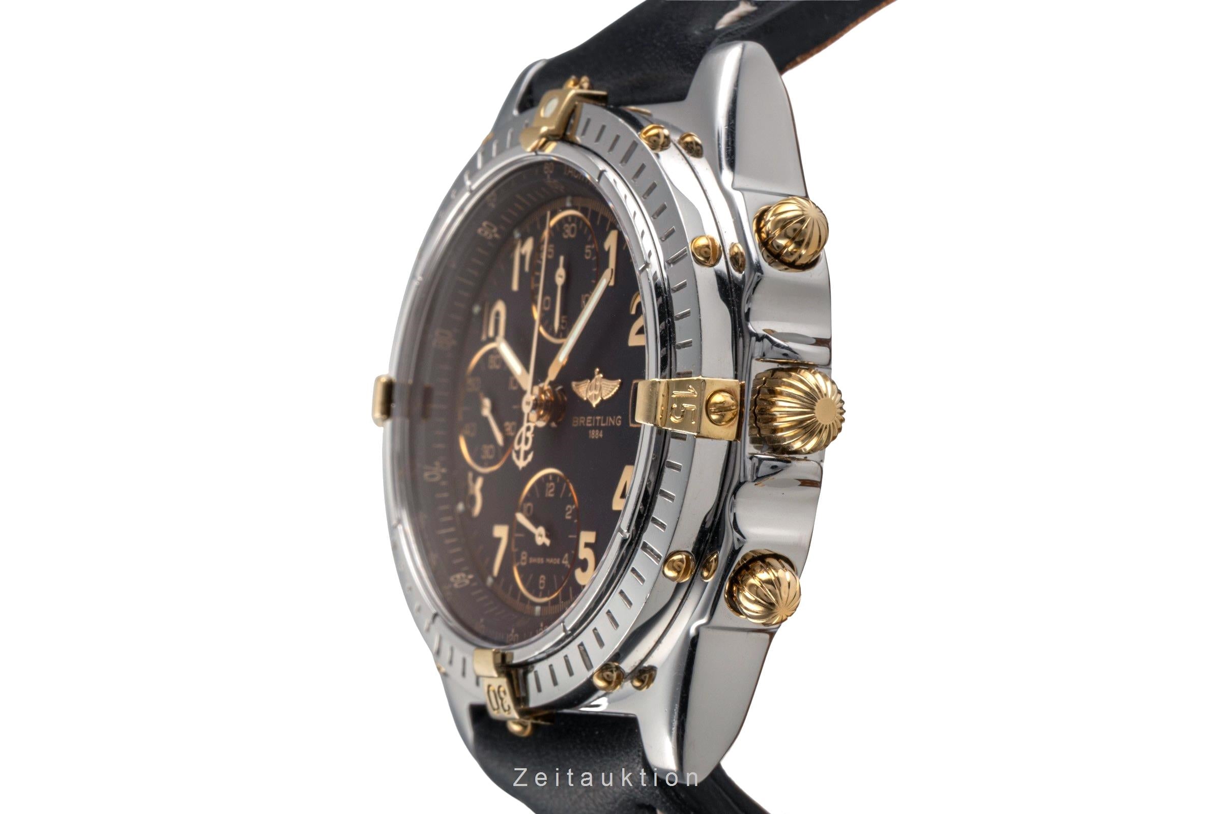 Breitling Chronomat chronographe acier / or  automatique montre pour hommes B13050.1  [2503816]