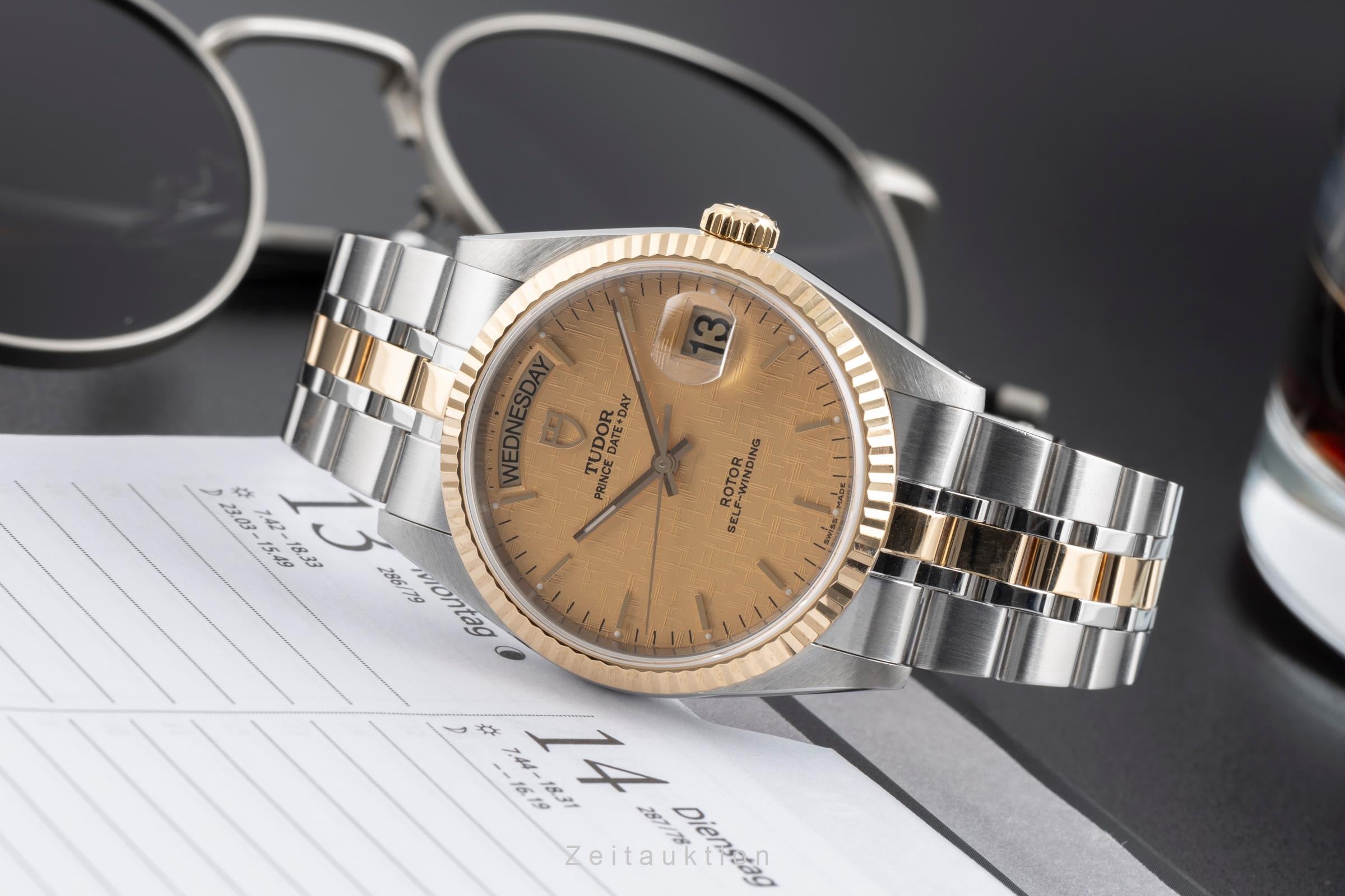 Tudor Date-Day steel / gold automatic Ref. 76213 | 2503822